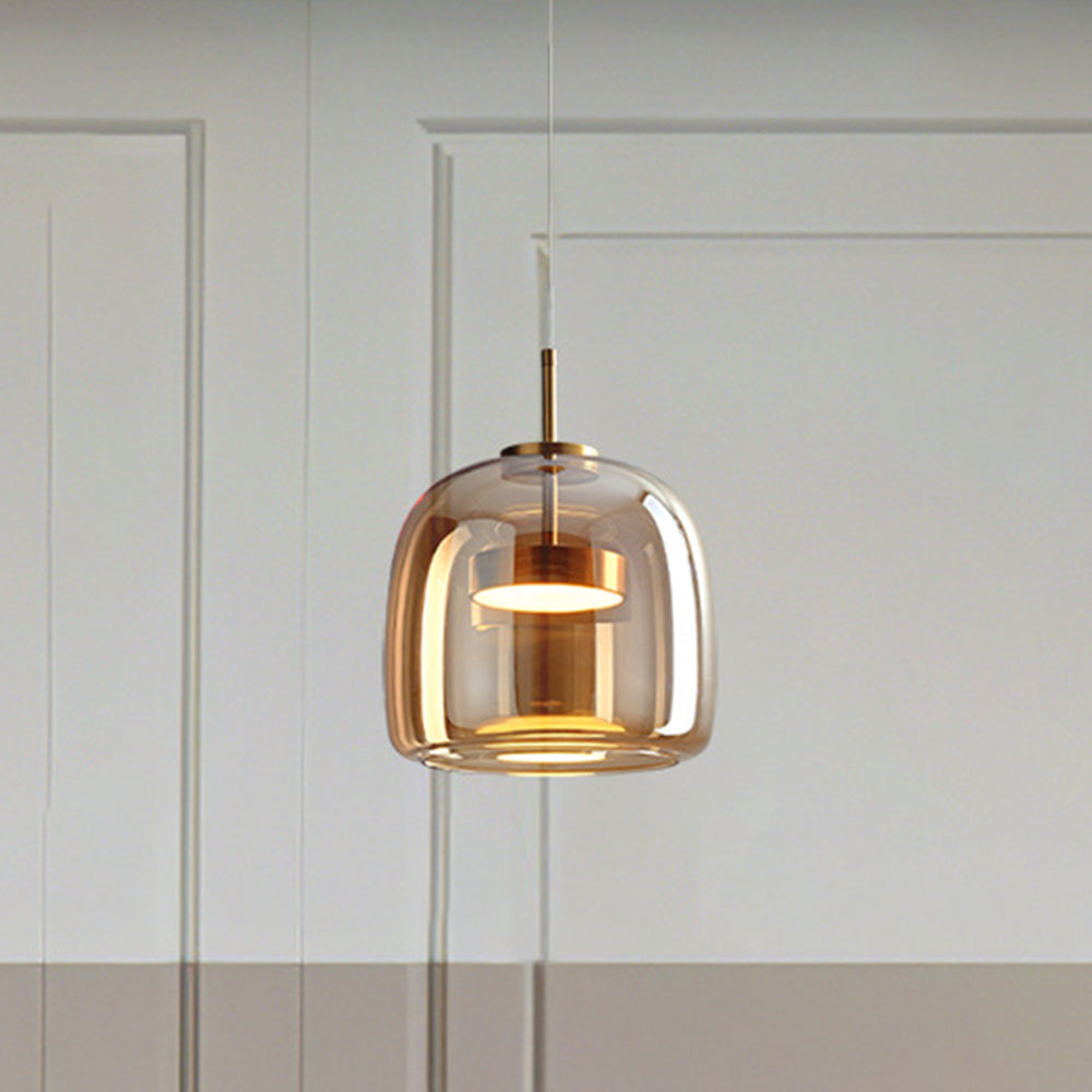 Valentina Vetro Trasparente/Fumé/Ambra Moderne Lampade a sospensione