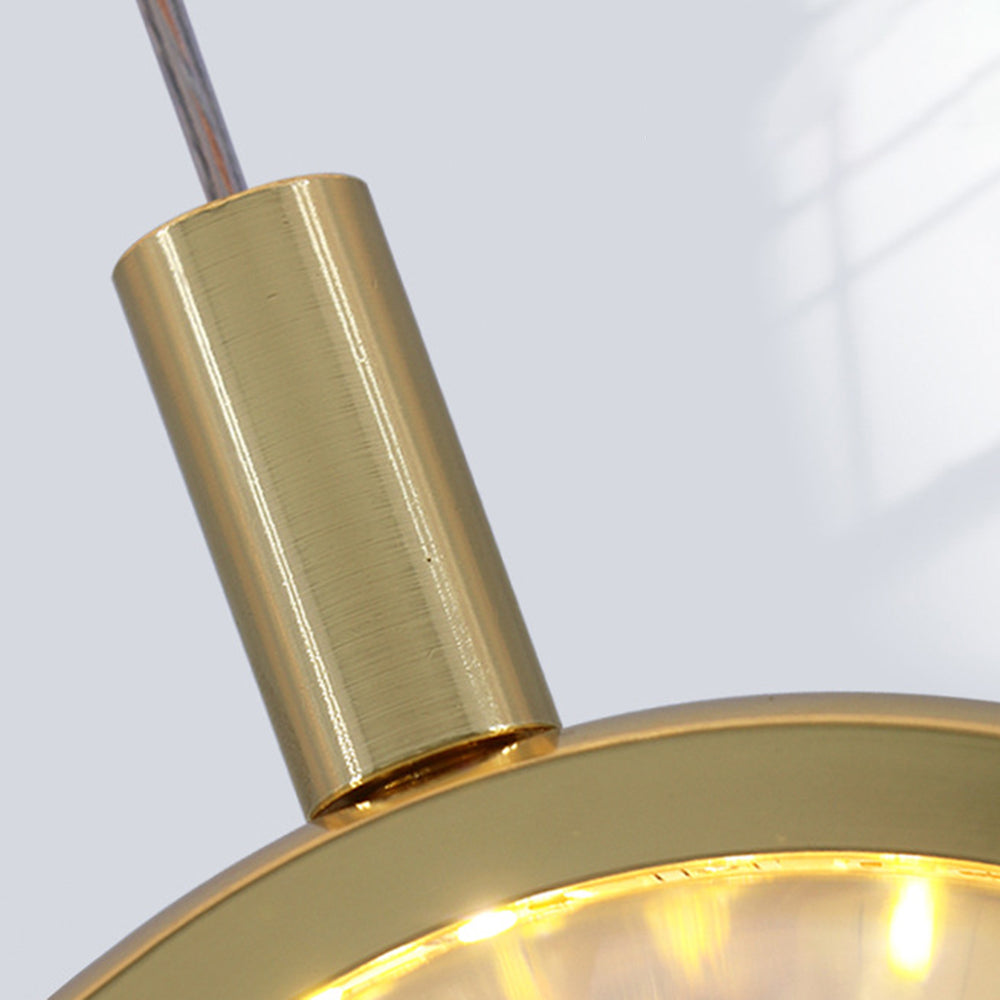 Arisha Moderna LED Lampada a Sospensione Metallo Oro Sferica Fiocco di Neve Soggiorno/Camera da Letto
