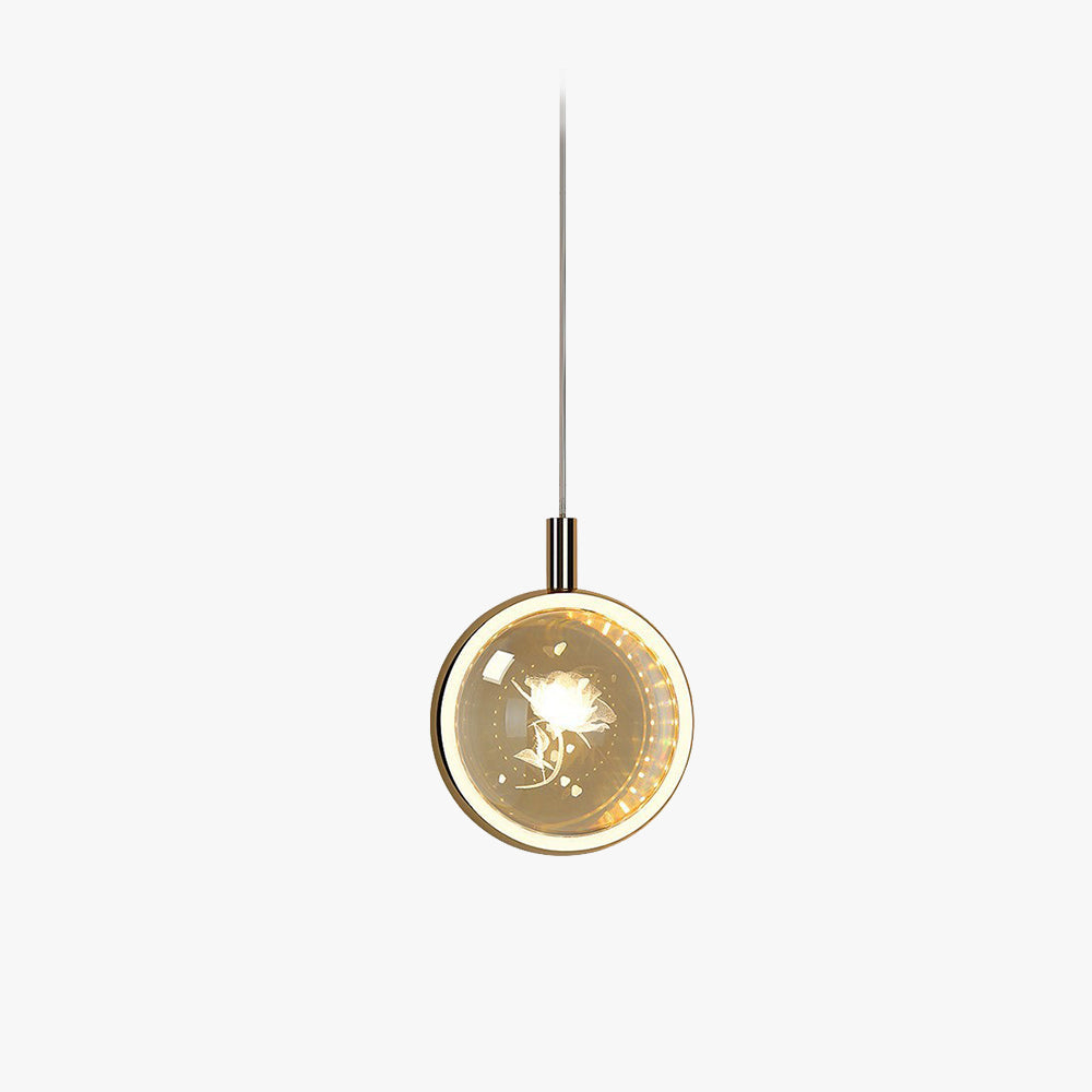 Arisha Moderna LED Lampada a Sospensione Metallo Oro Sferica Fiocco di Neve Soggiorno/Camera da Letto
