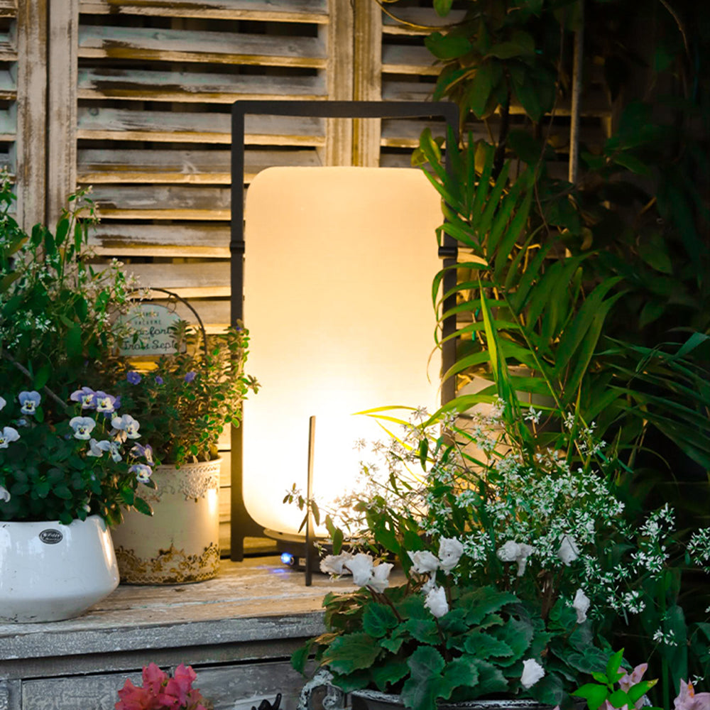 Ray Minimalista Solare Lampade da Esterno Metallo Acrilico Vetro