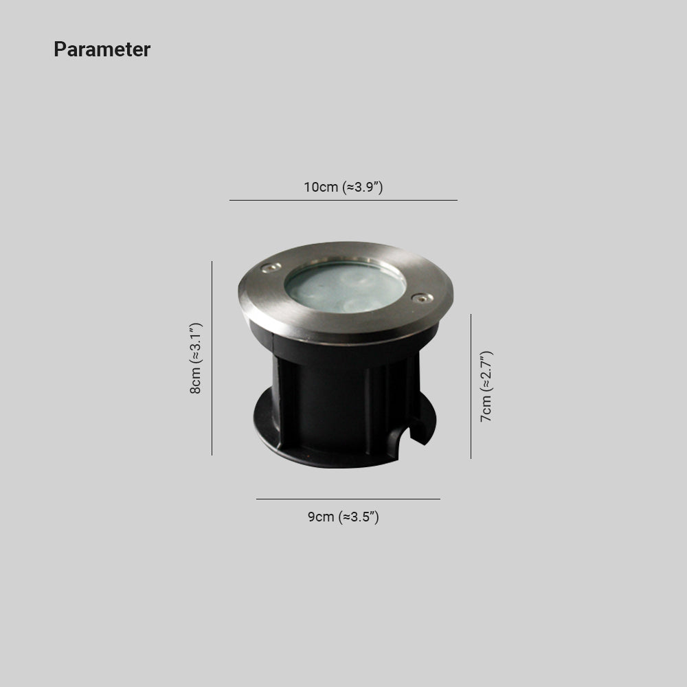 Ray Metallo/Vetro LED Moderno Cilindrico Lampade da Esterno