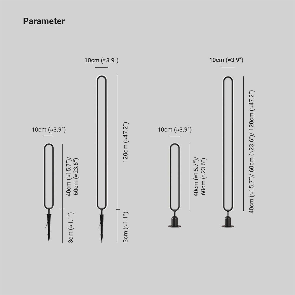 Ray Moderno LED Metallo/Acrilico Solare Lampade da Esterno