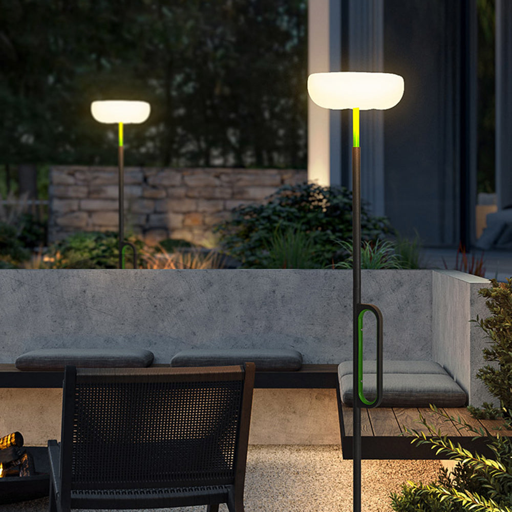 Ray Minimalista Fiore Lampade da Esterno LED Metallo/Acrilico Solare