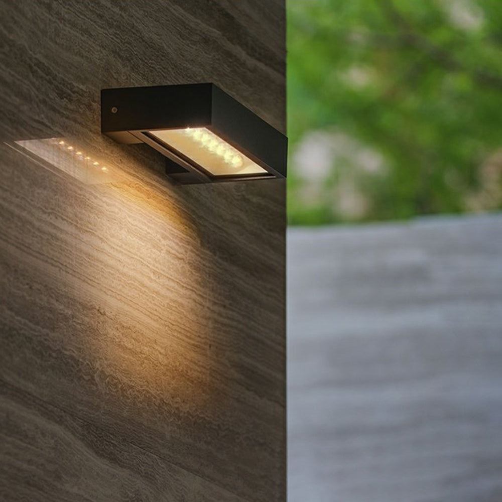 Ray Moderno Metallo Acrilico Applique da Esterno Balcone