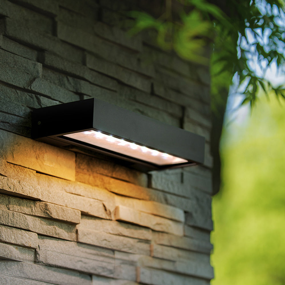 Ray Moderno Metallo Acrilico Applique da Esterno Balcone