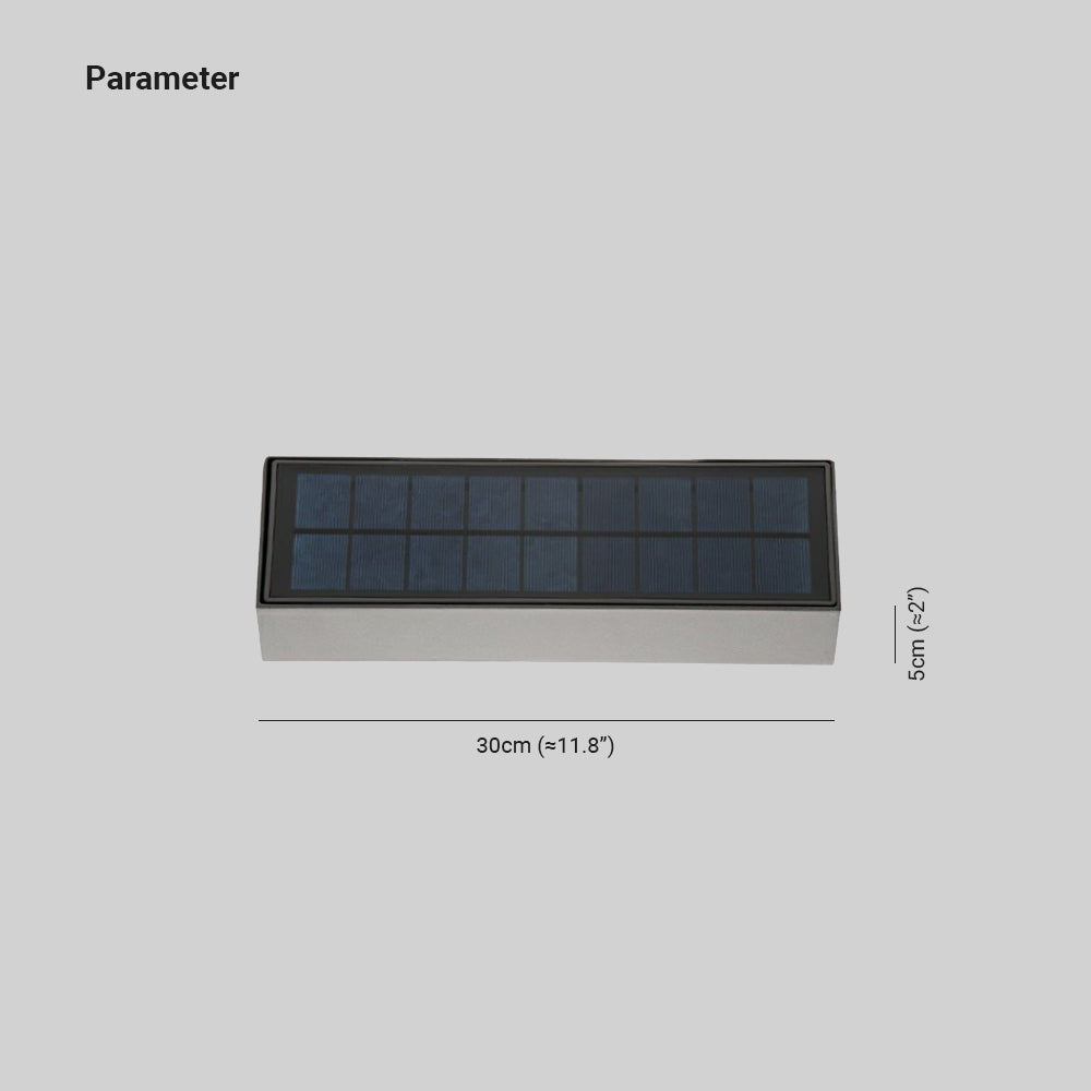 Ray Moderno Metallo Acrilico Applique da Esterno Balcone