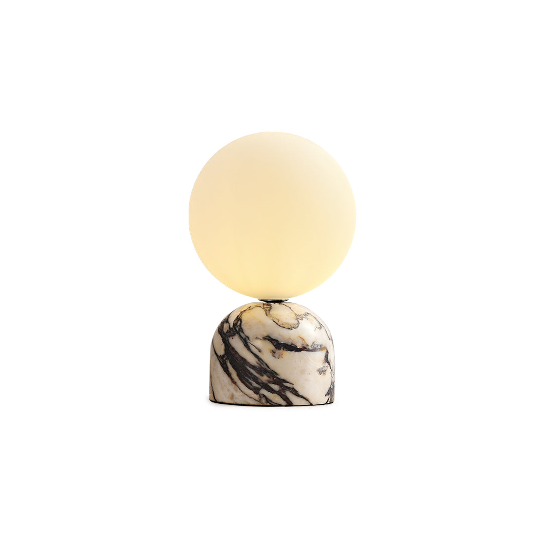 Aalia Marble Modern Minimalist Table Lamp - Lamp Copper
