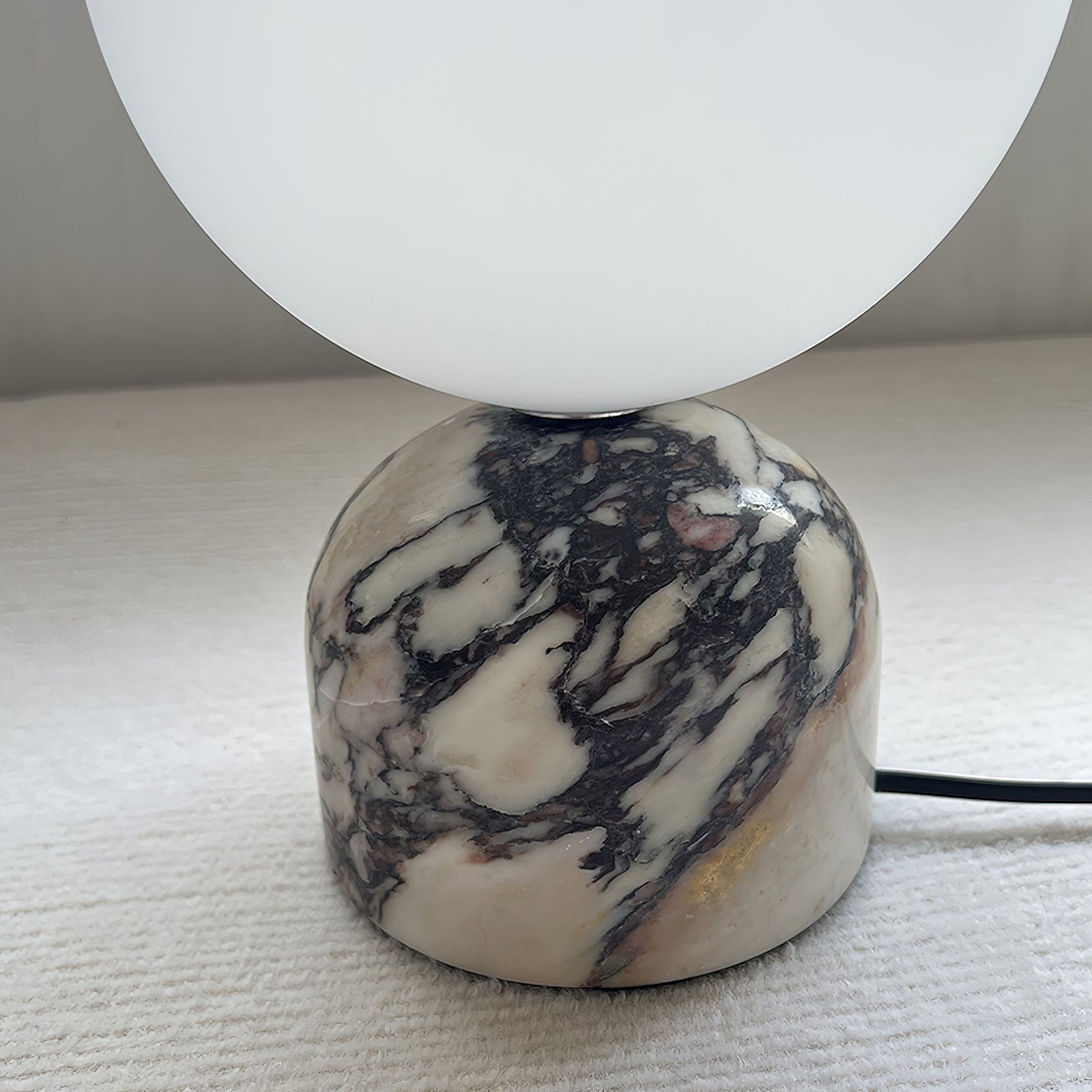 Aalia Marble Modern Minimalist Table Lamp - Lamp Copper