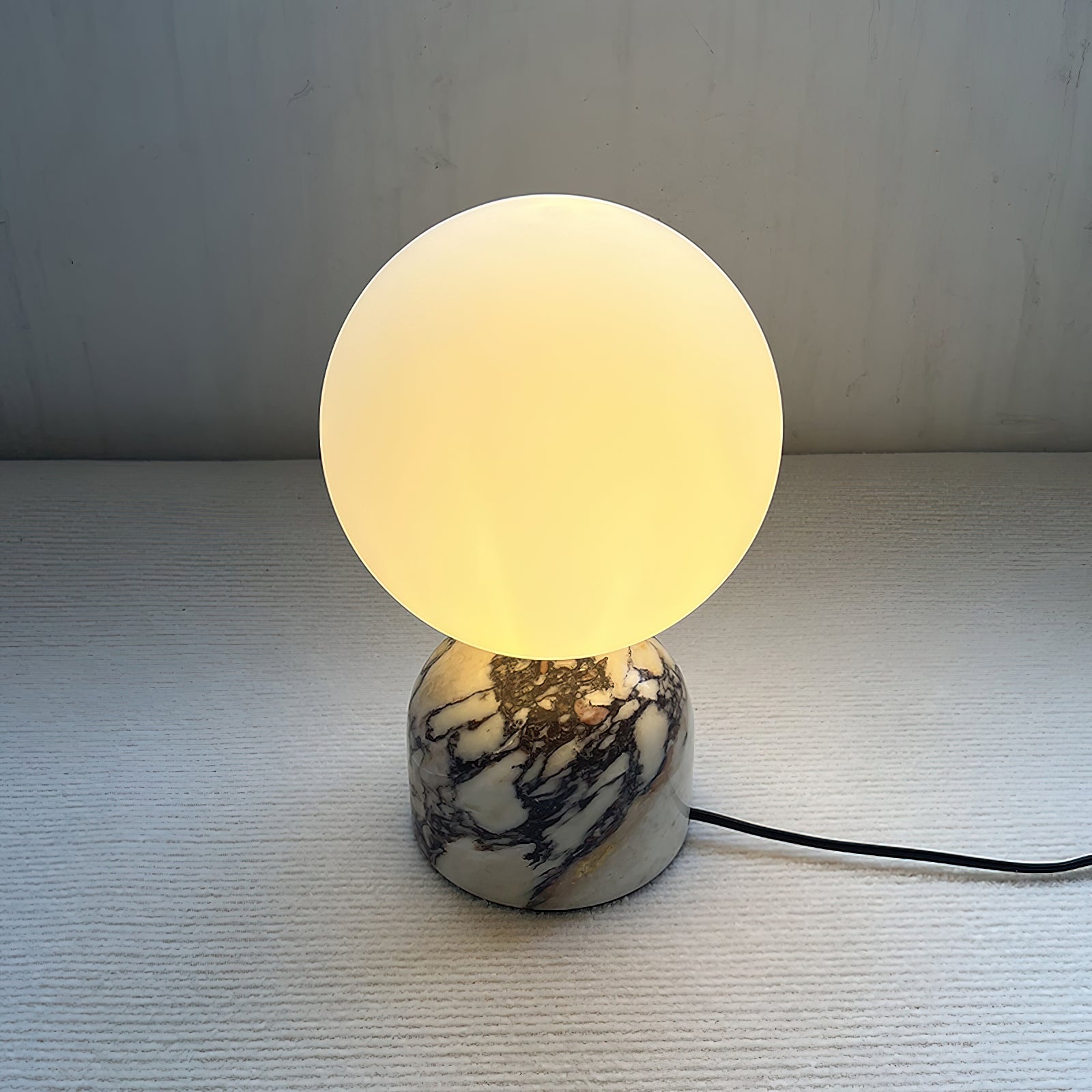 Aalia Marble Modern Minimalist Table Lamp - Lamp Copper
