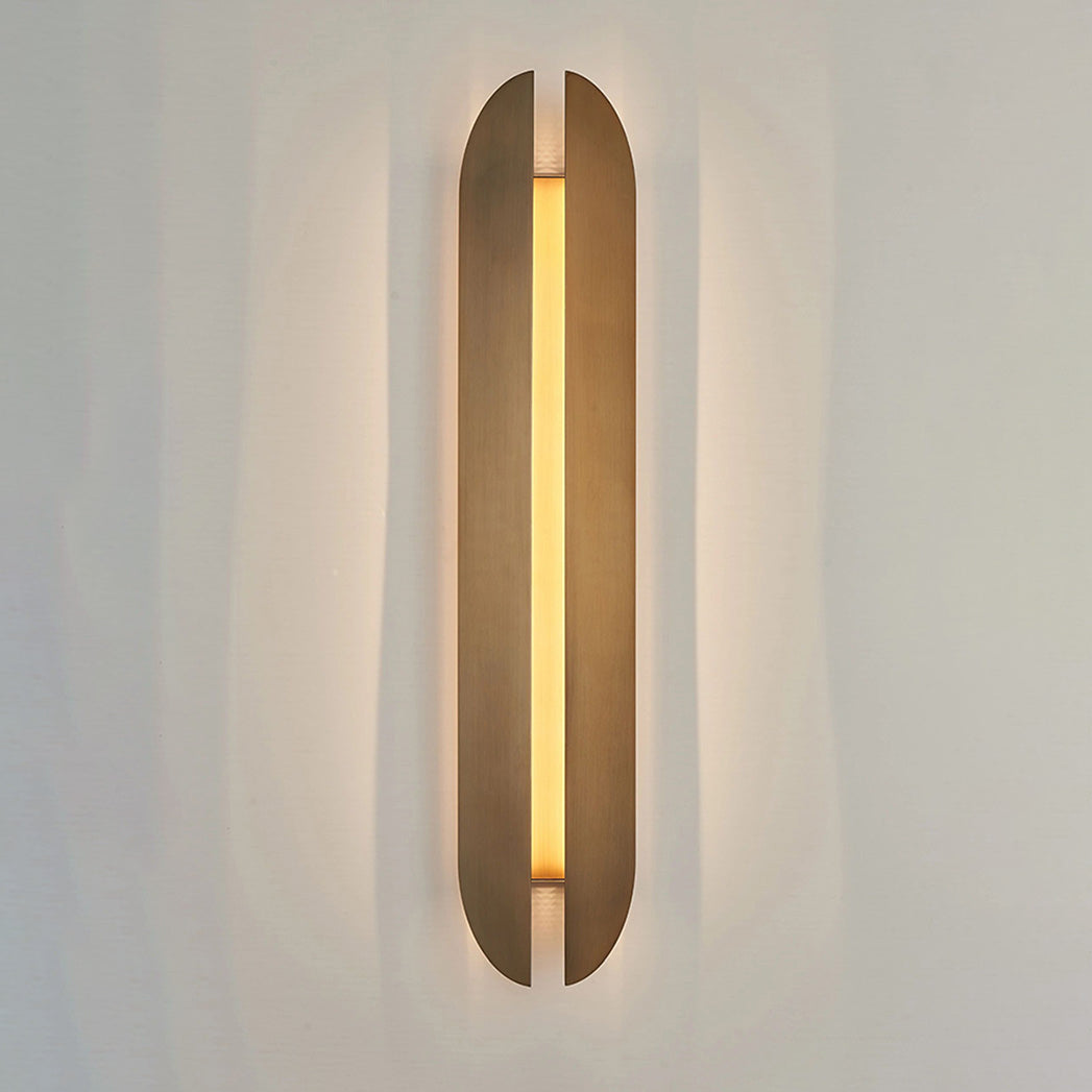 Aare Natural Stainless Wall Lamp - Lamp Copper