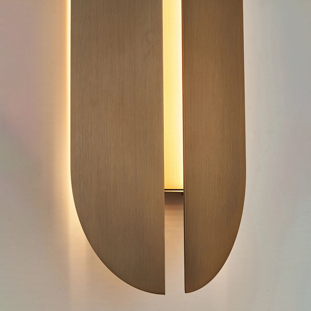 Aare Natural Stainless Wall Lamp - Lamp Copper