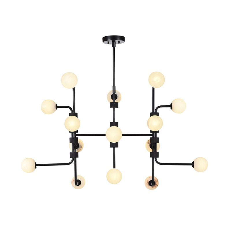 Aballs Elegance Unique Glass Chandelier - Lamp Copper