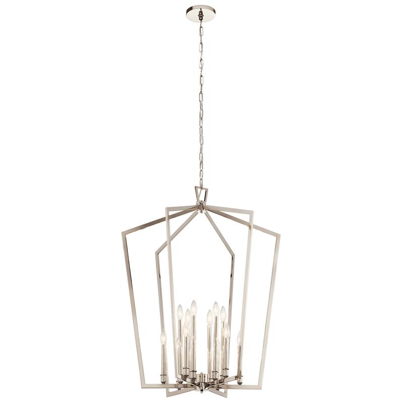 Abbotswell Traditional Modern Brass Chandelier - Lamp Copper
