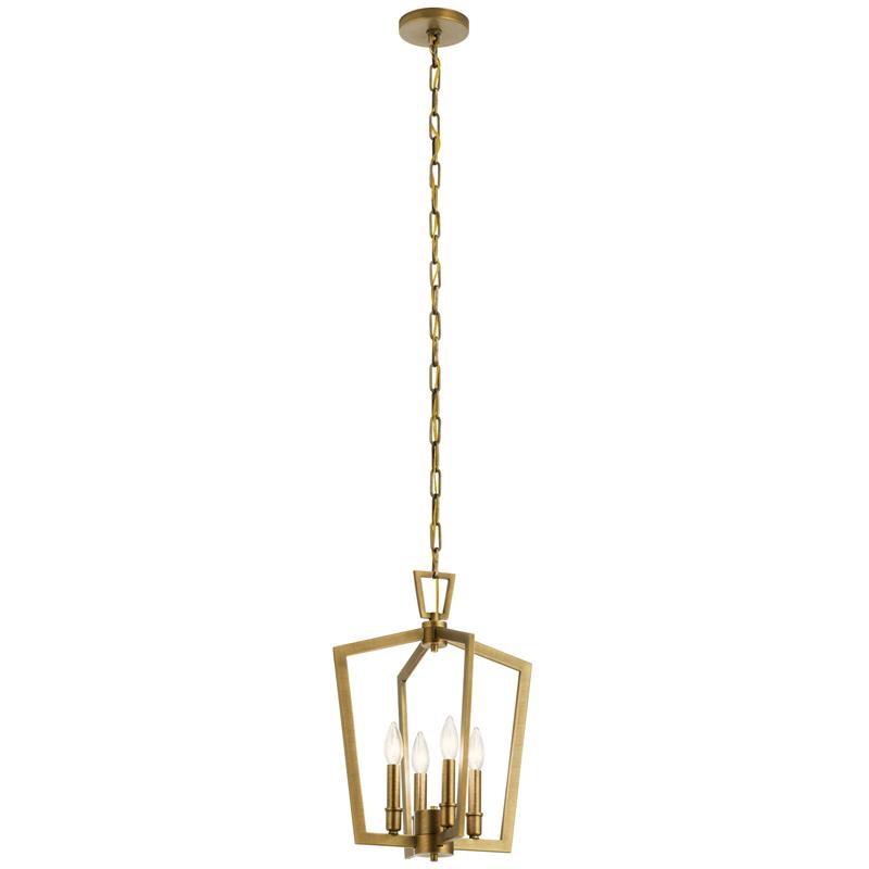 Abbotswell Traditional Modern Brass Chandelier - Lamp Copper