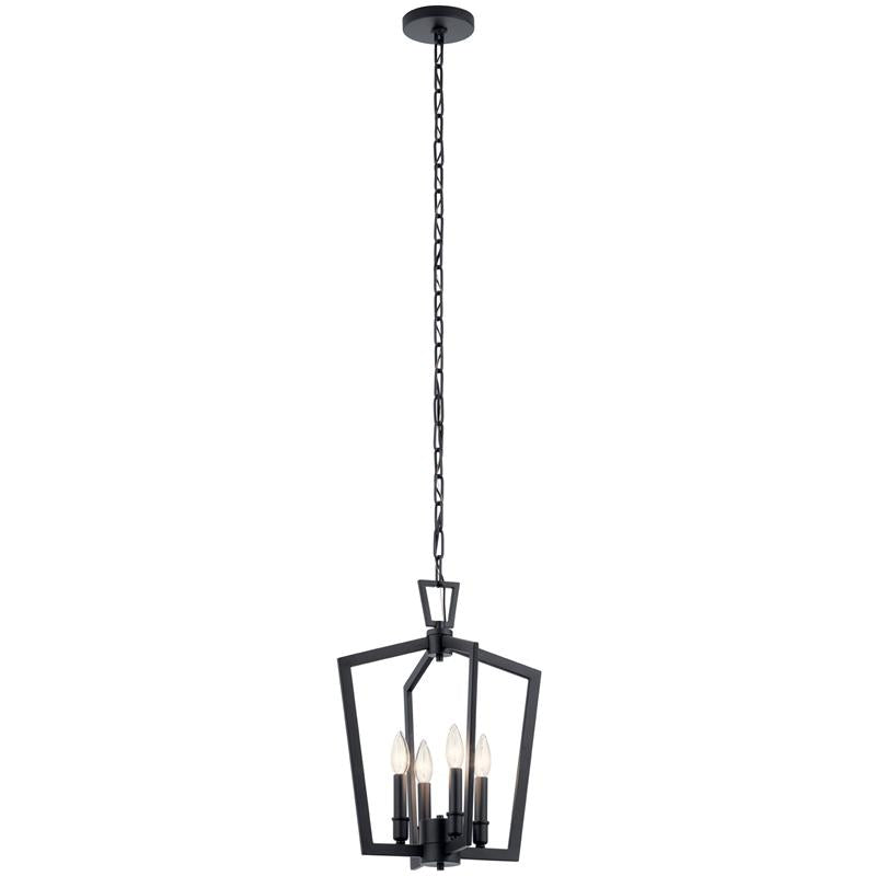Abbotswell Traditional Modern Brass Chandelier - Lamp Copper