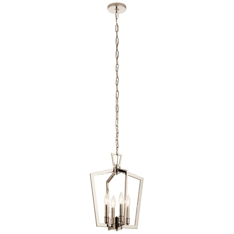 Abbotswell Traditional Modern Brass Chandelier - Lamp Copper
