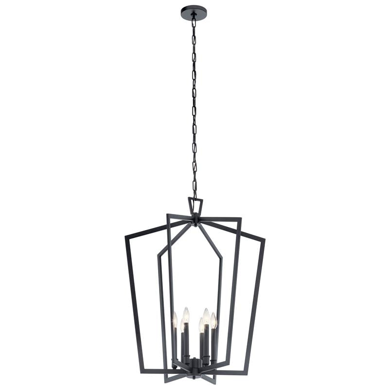 Abbotswell Traditional Modern Brass Chandelier - Lamp Copper