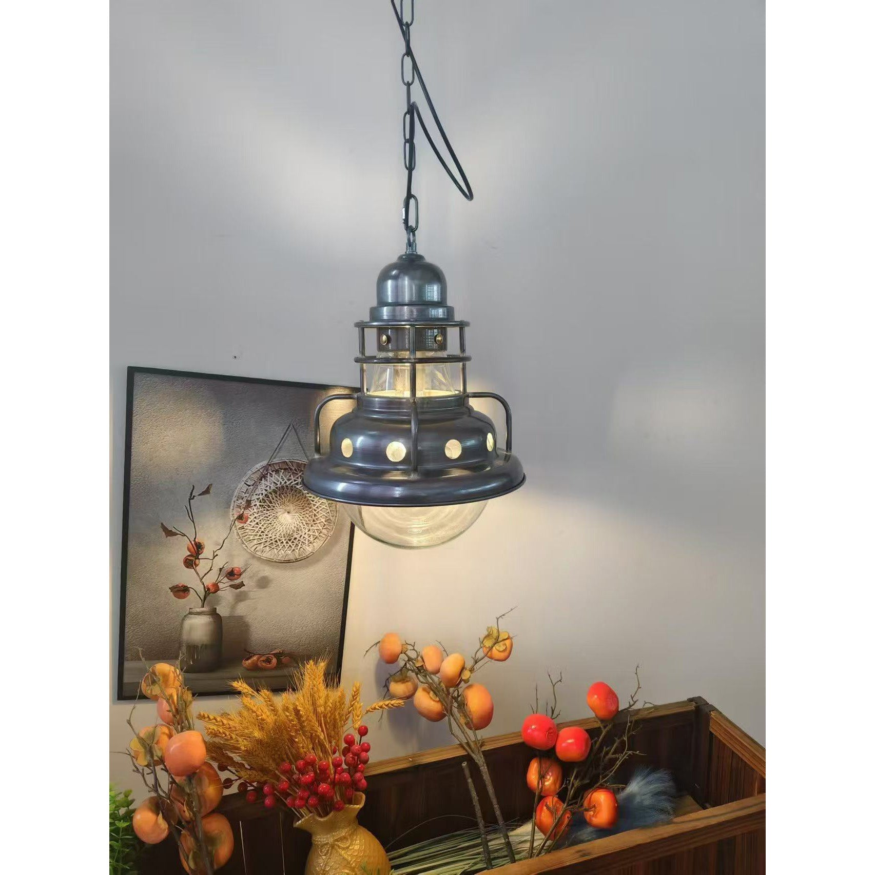 Abeleisa Chic Industrial Metal Pendant Lamp - Lamp Copper