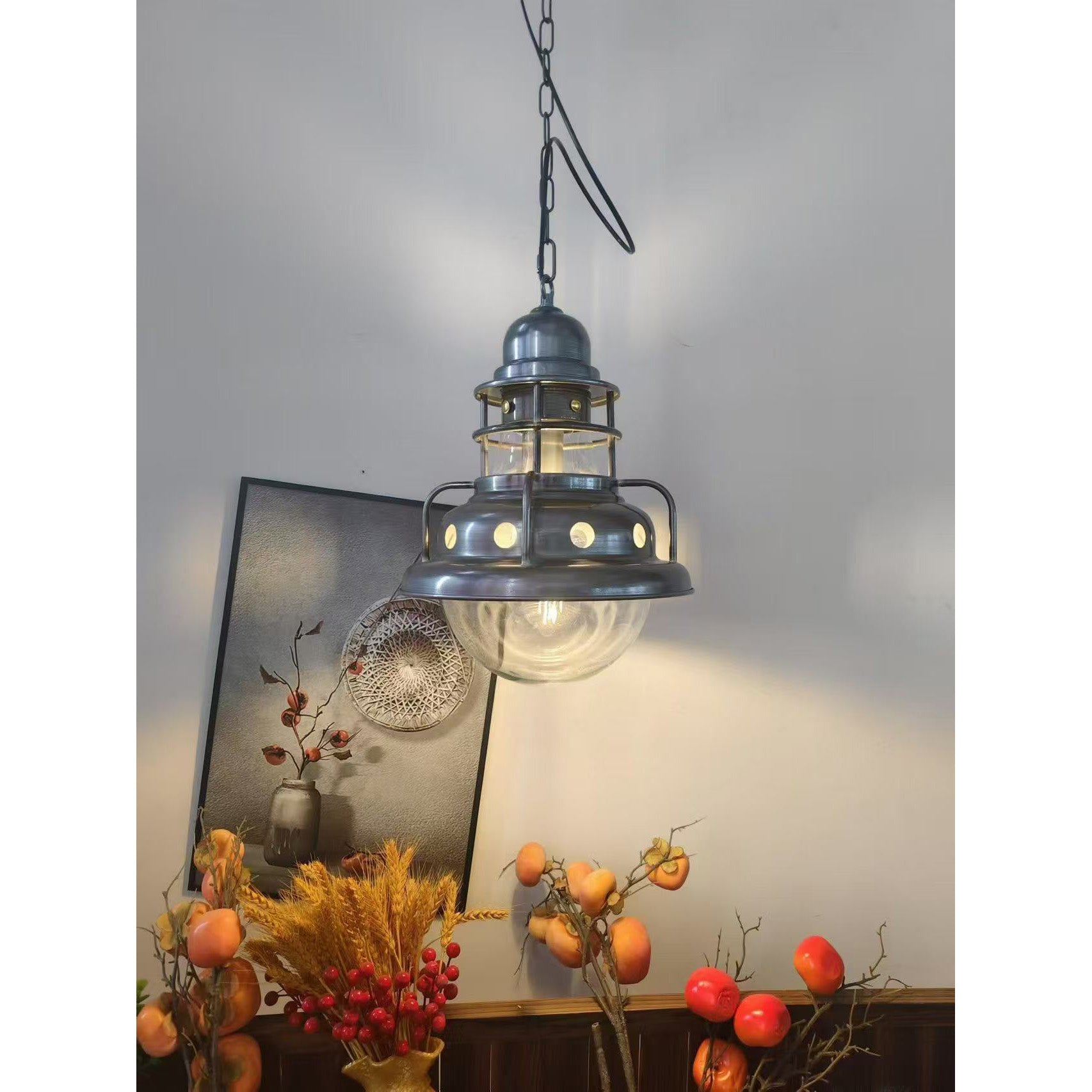 Abeleisa Chic Industrial Metal Pendant Lamp - Lamp Copper