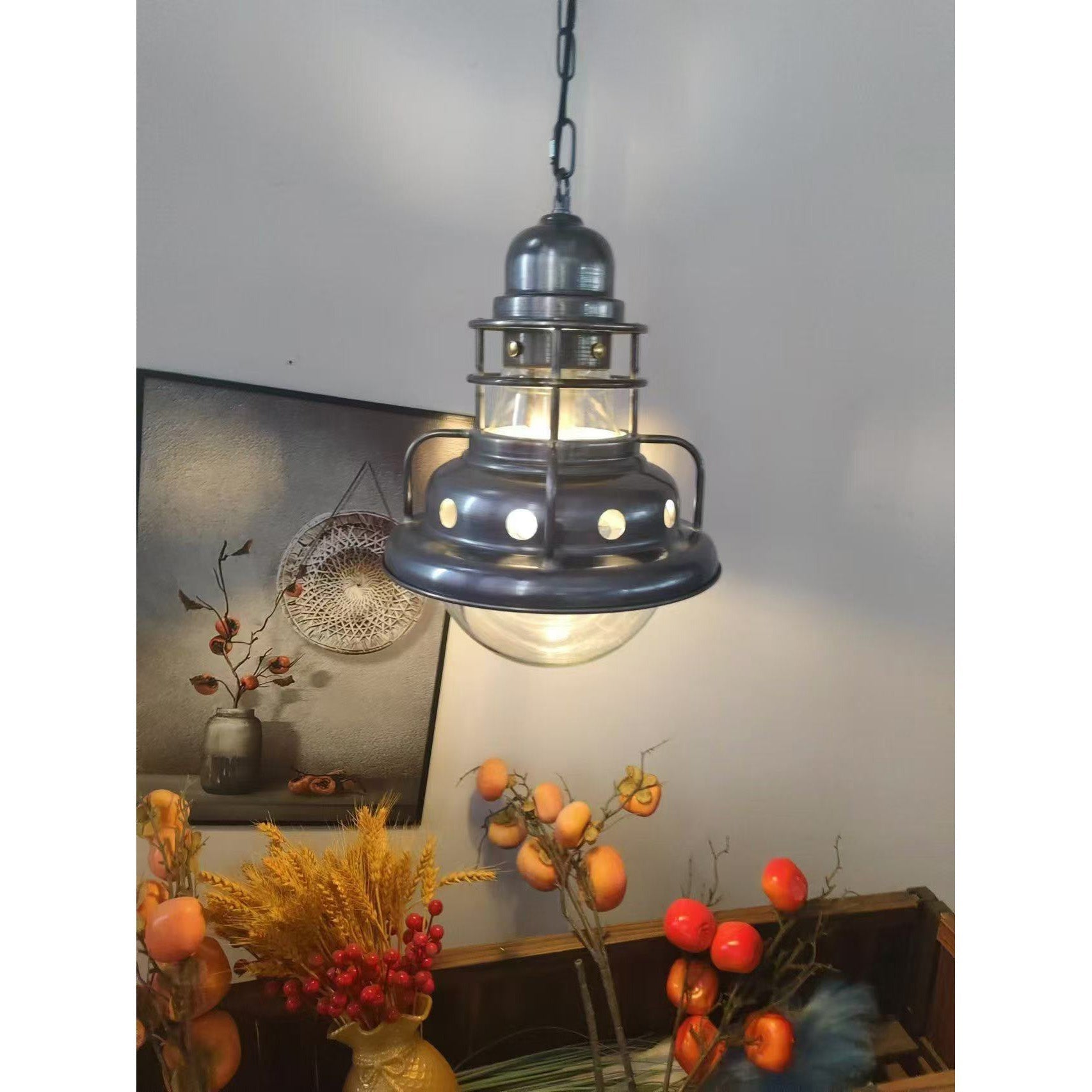 Abeleisa Chic Industrial Metal Pendant Lamp - Lamp Copper