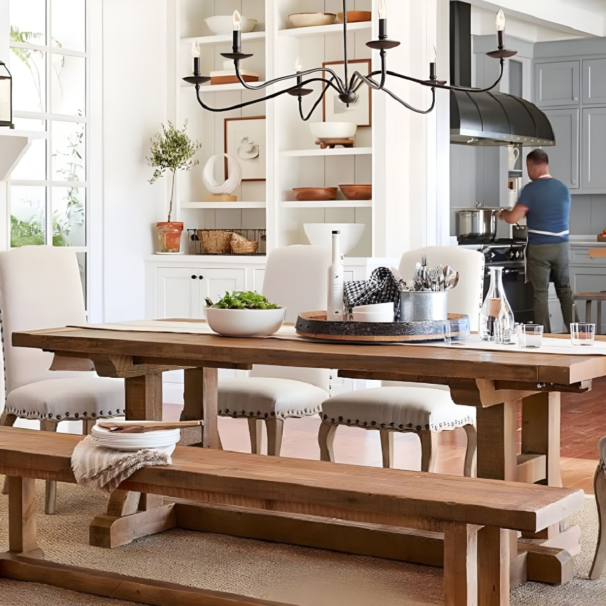 Alshaarae Vintage Industrial Brass Metal Chandelier - Lamp Copper