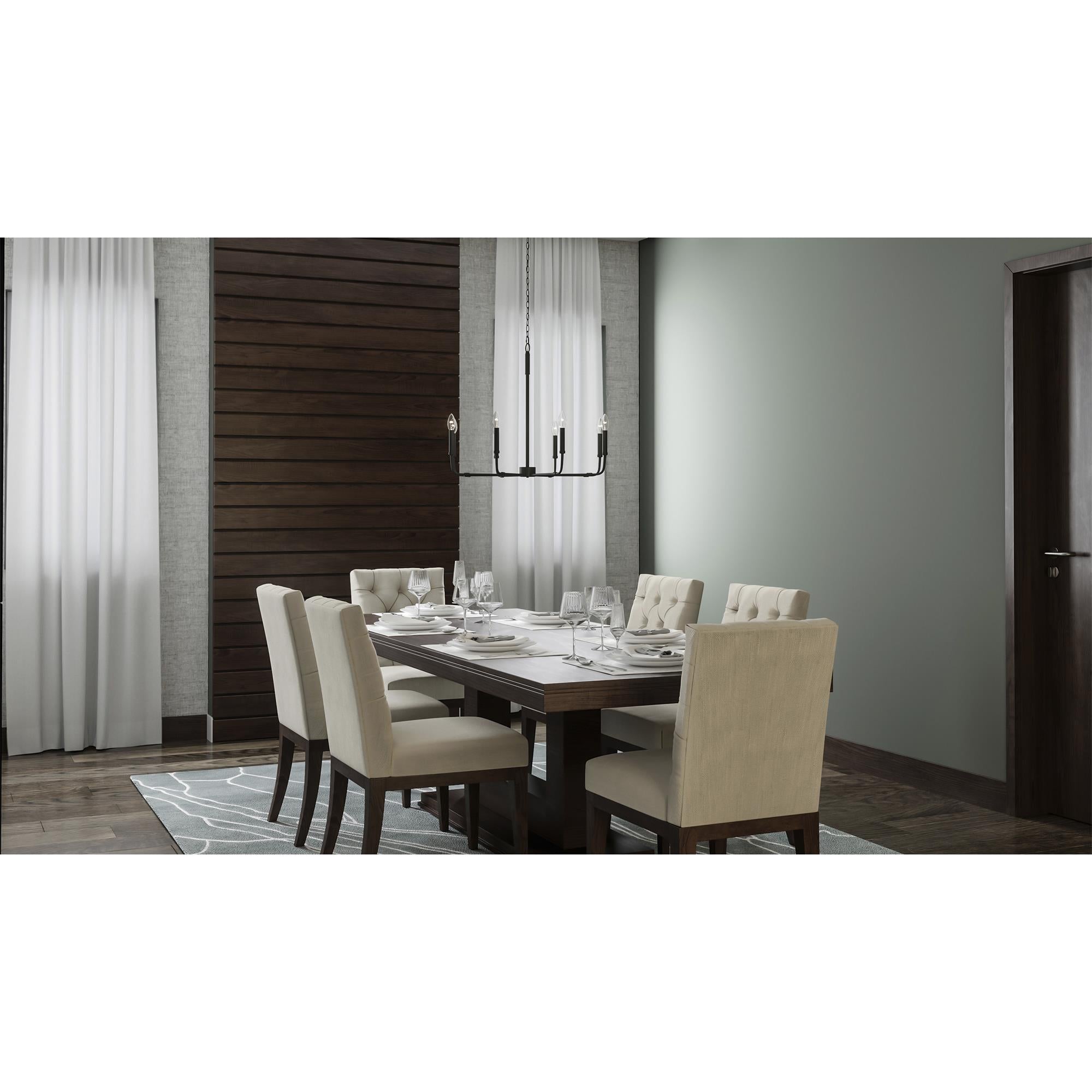 Abner Industrial Modern Brass Chandelier - Lamp Copper