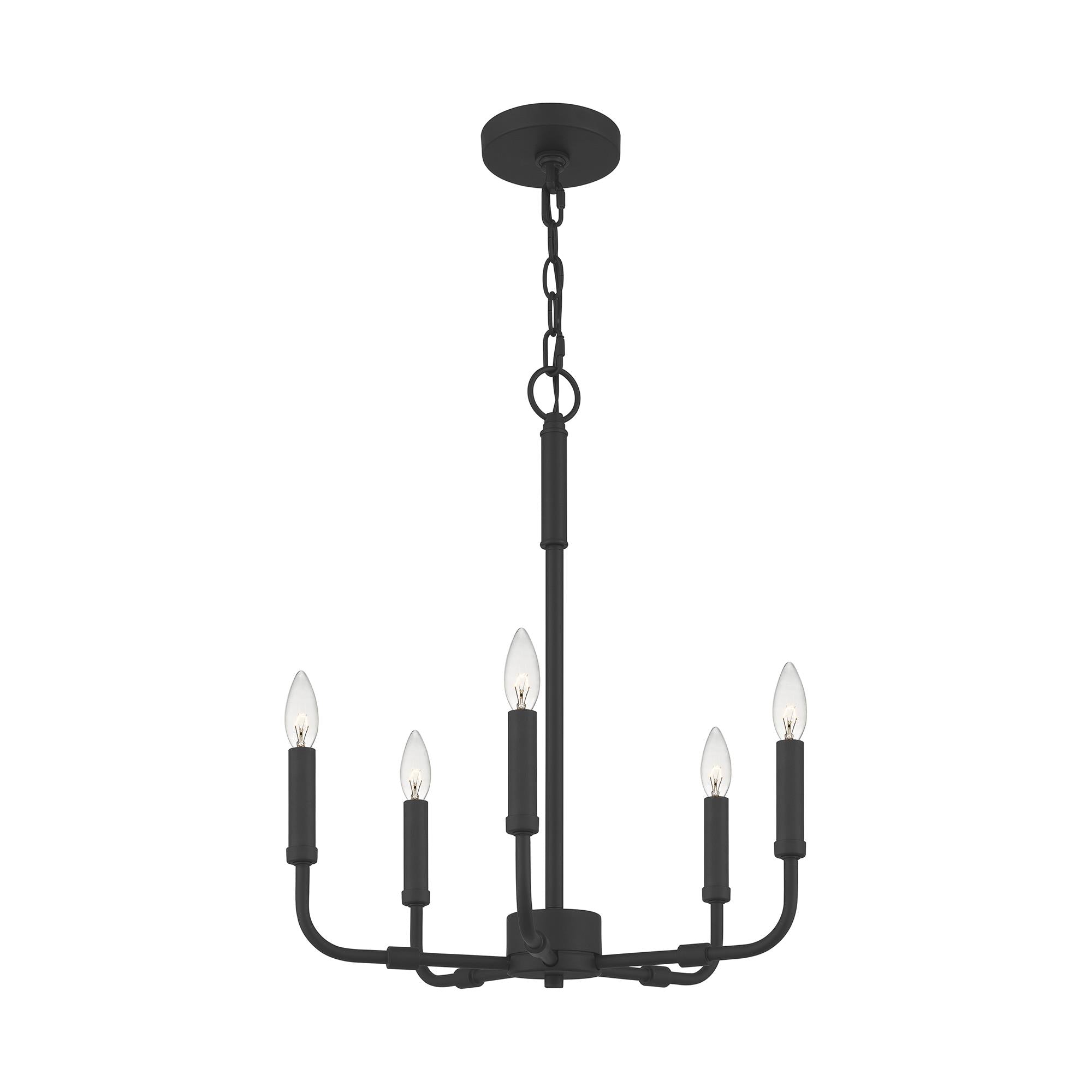 Abner Industrial Modern Brass Chandelier - Lamp Copper