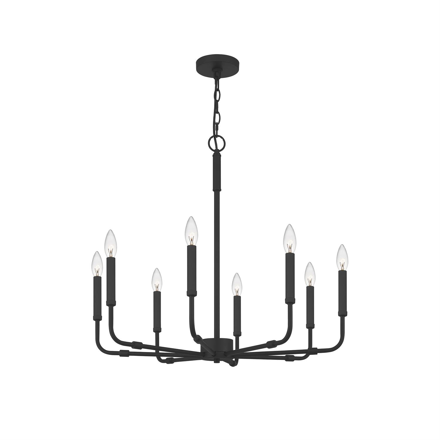 Abner Industrial Modern Brass Chandelier - Lamp Copper