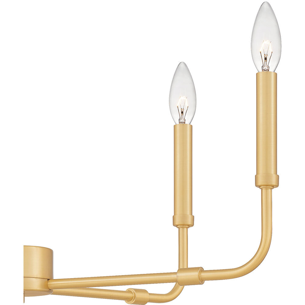 Abner Industrial Modern Brass Chandelier - Lamp Copper