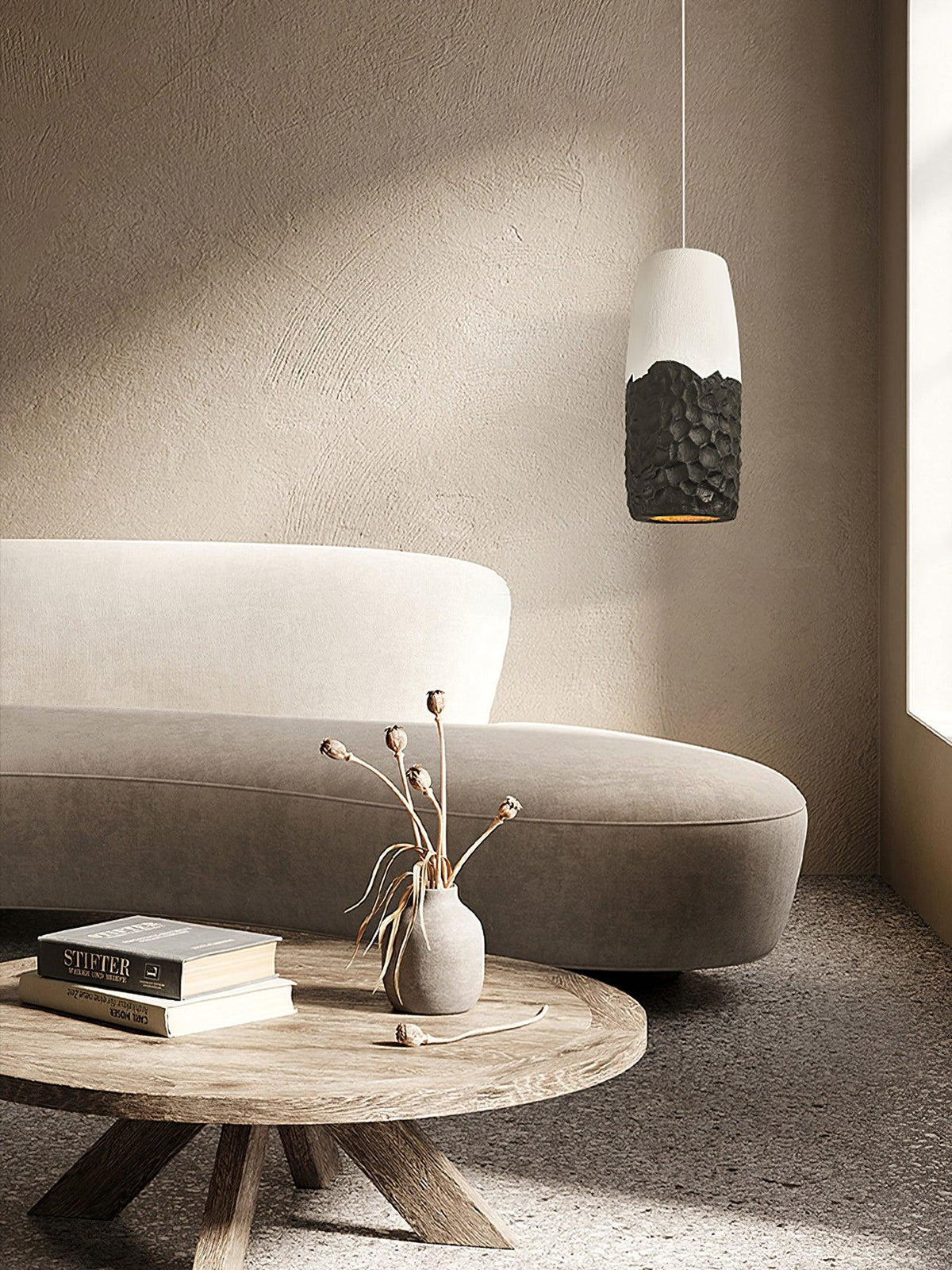 Orphaarae Modern Minimalist Plastic Pendant Lamp - Blowlighting