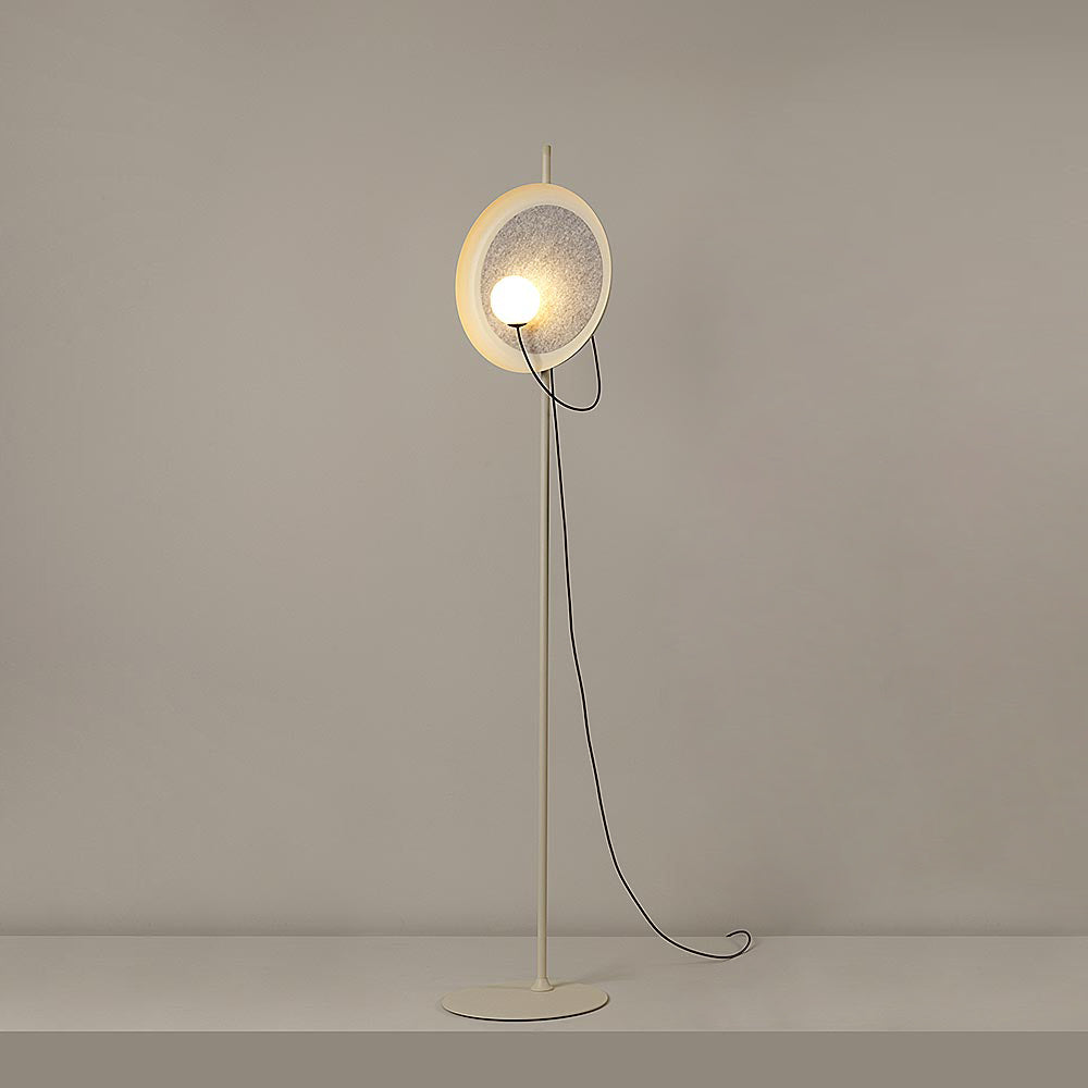 Acoustic Disc Floor Lamp - Lamp Copper