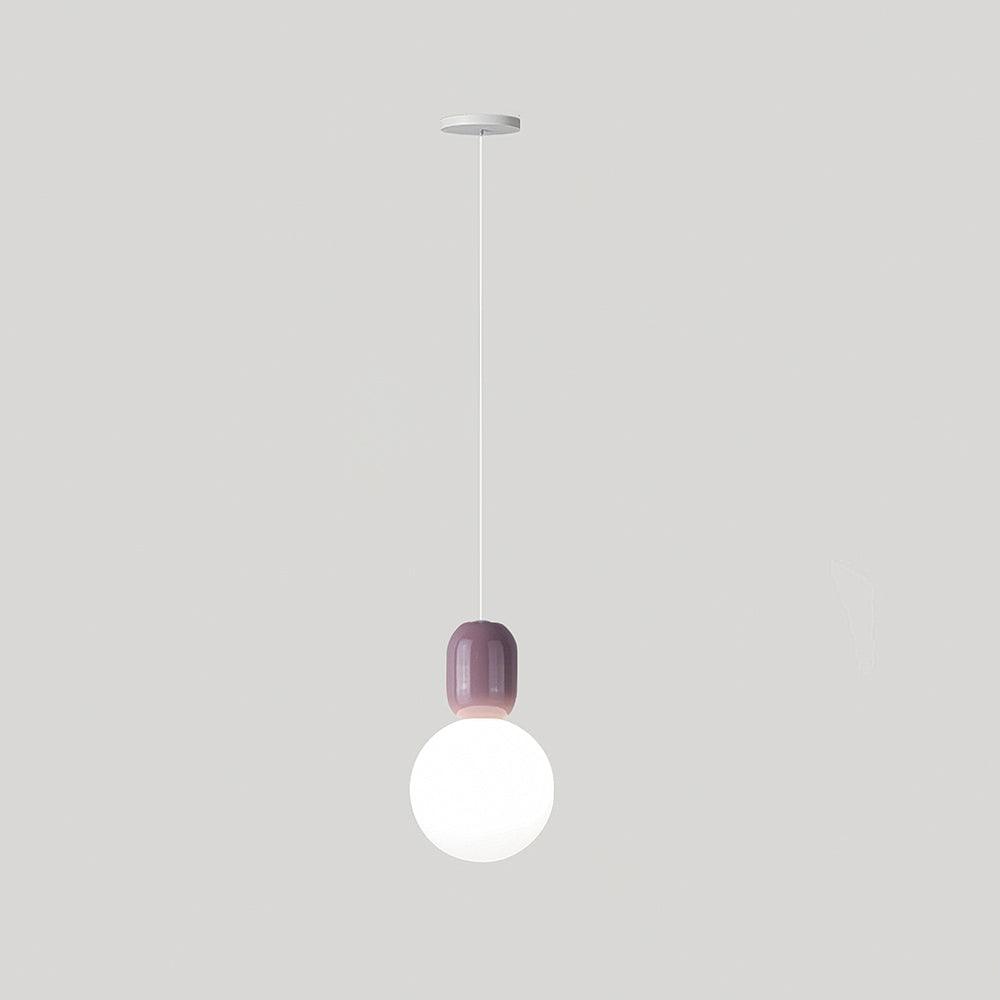 Acrylic Two Ball Pendant Light - Blowlighting