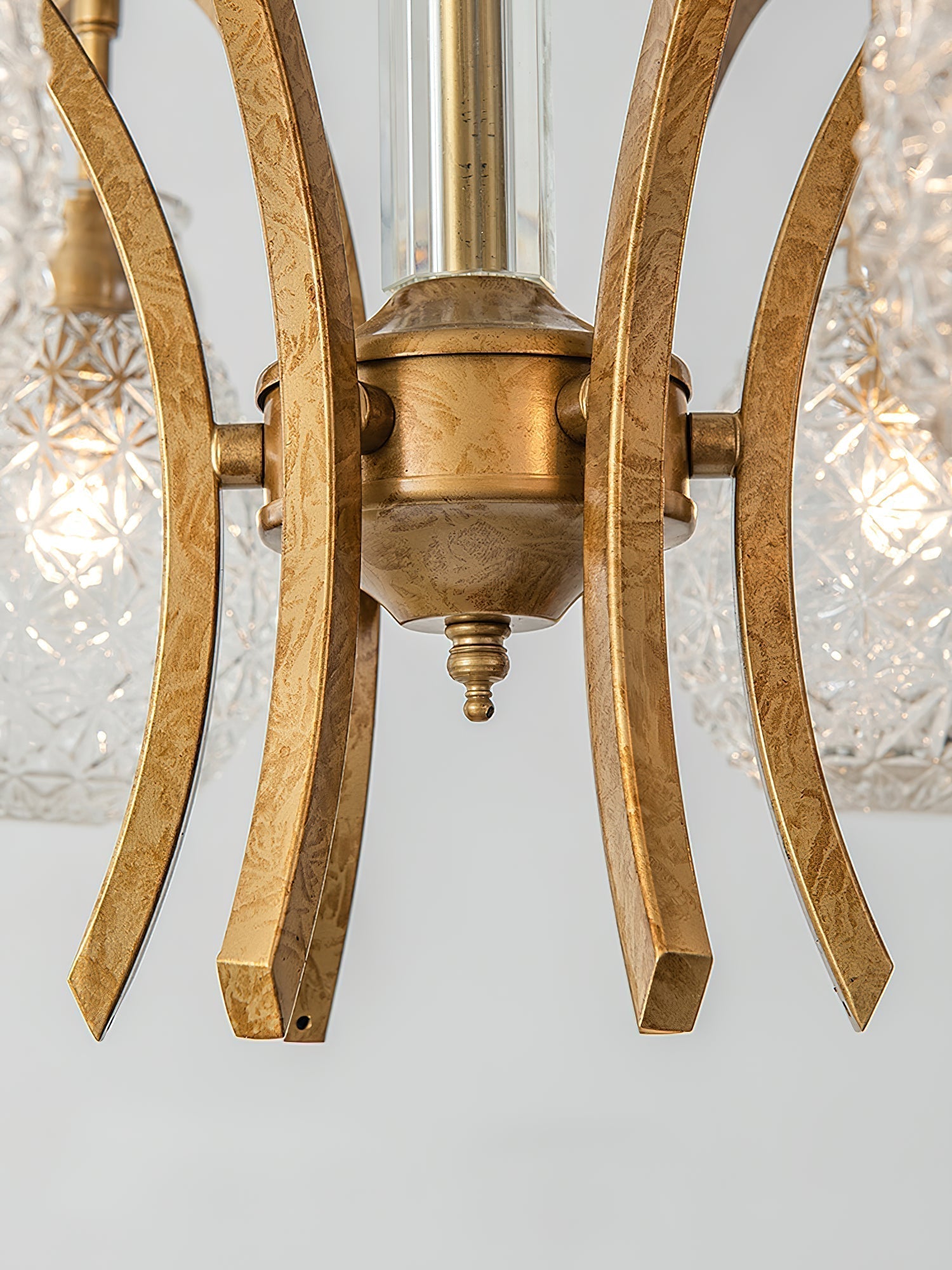 Adams Postmodern Luxury Glass Chandelier - Lamp Copper