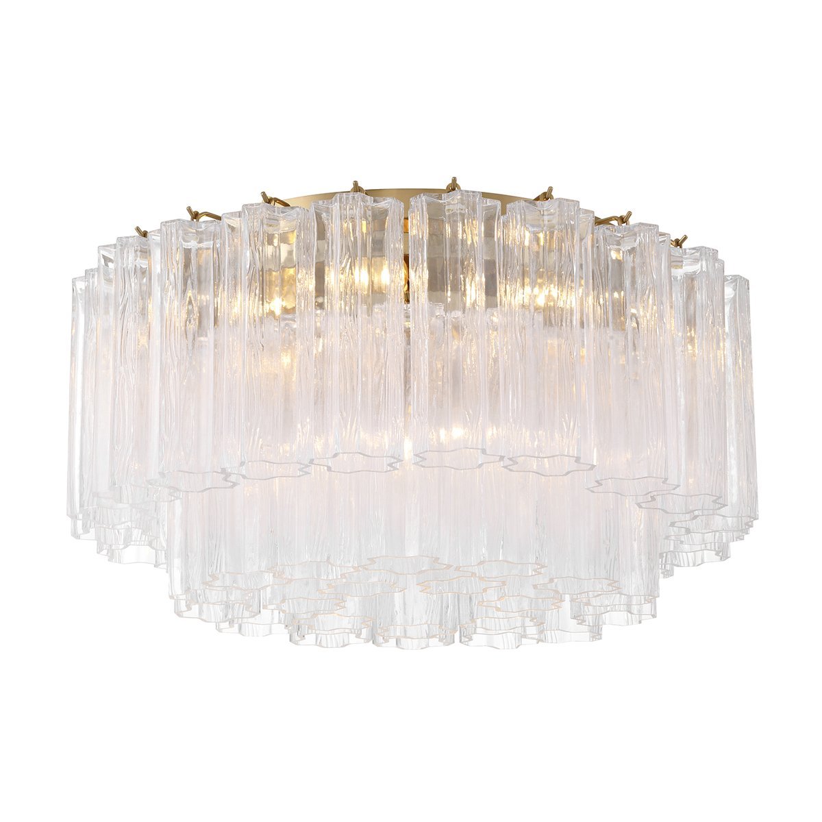 Aurora Ceiling Lamp Glass Tube Layered Amber - Neutralighting