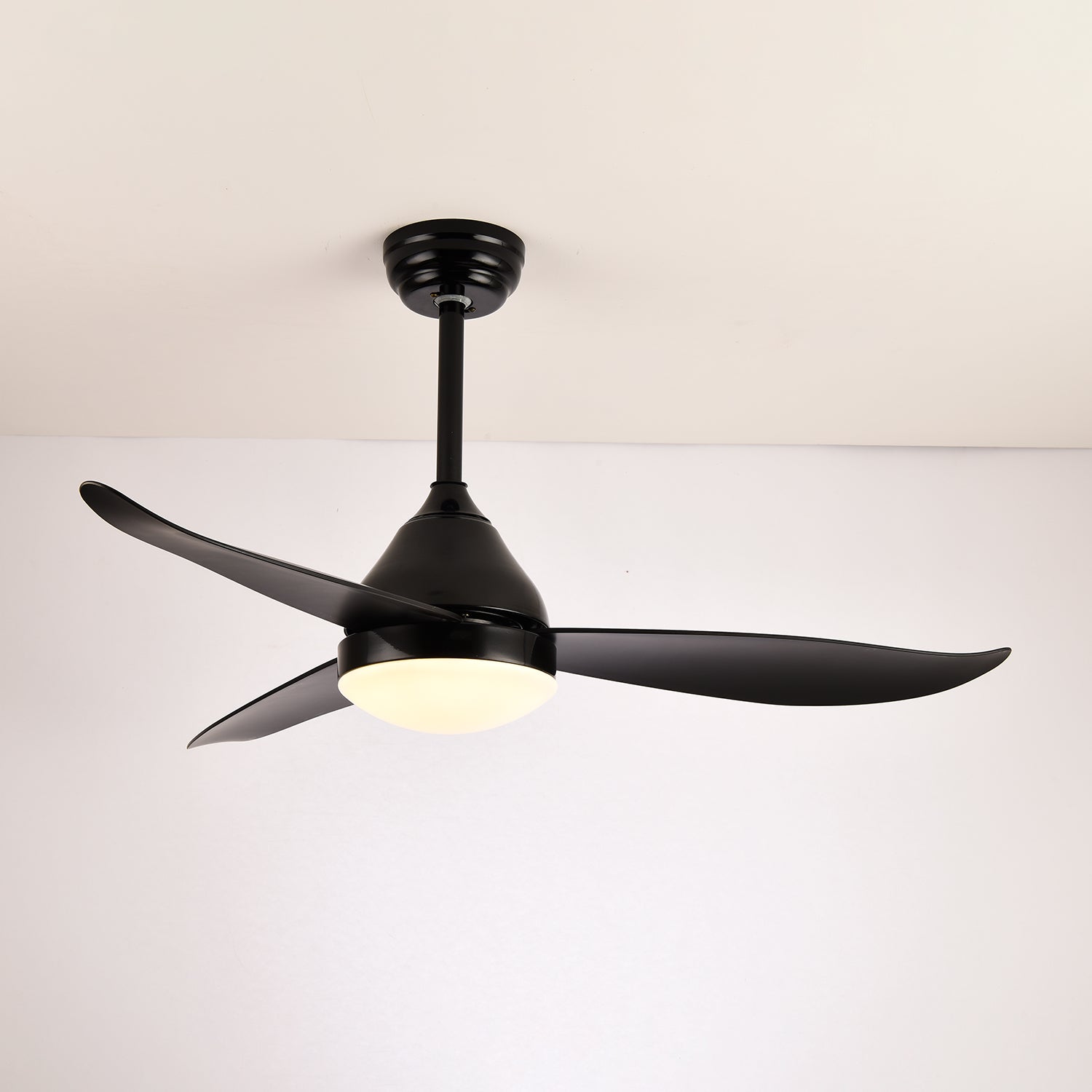 Ventilatore da Soffitto Moderno Fia in Legno con Luce