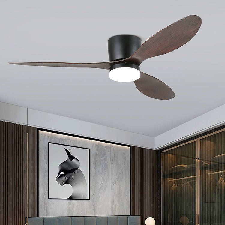 Ventilatore da soffitto Brinor con finitura Grana Legno Noce