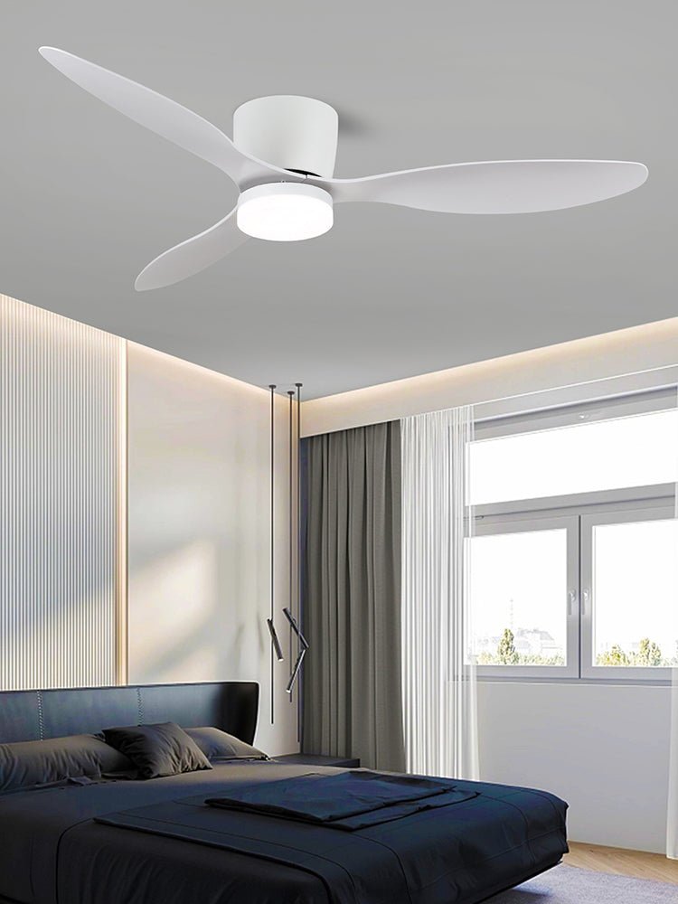 Ventilatore da soffitto Knox con luce, dimensione 52 pollici, adatto per stanze più grandi.