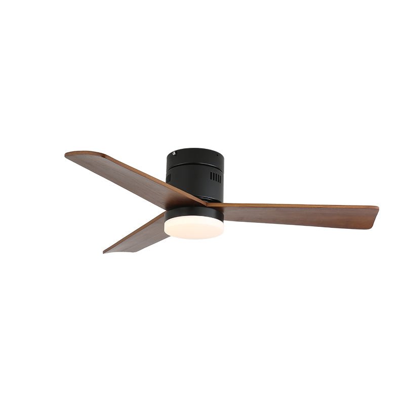 Ventilatore da Soffitto con Luce Eris Minimalista in Legno