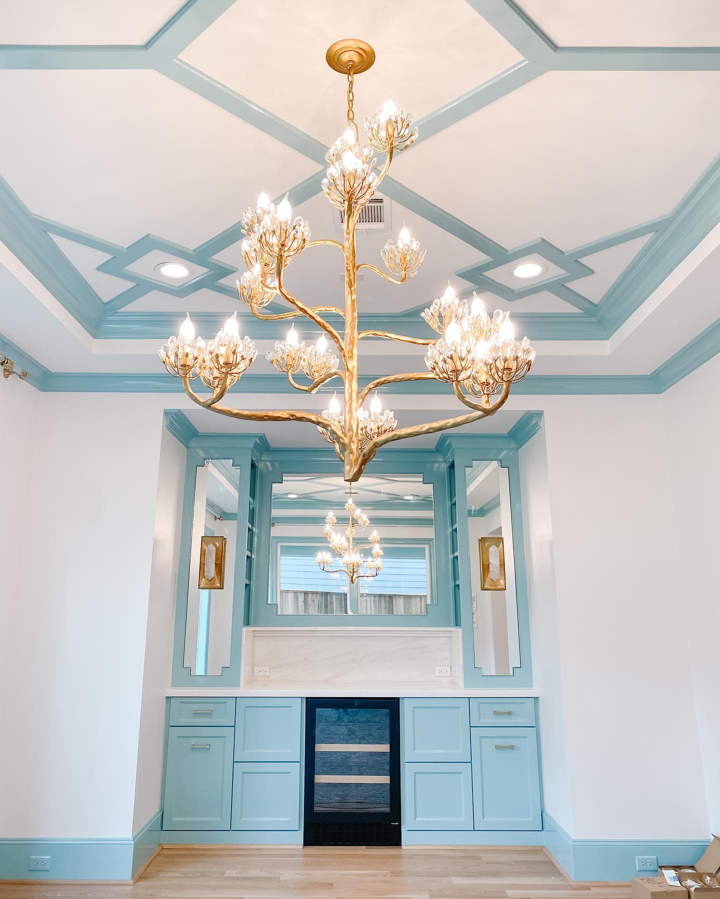 Agave Postmodern Luxury Americana Crystal Chandelier - Lamp Copper