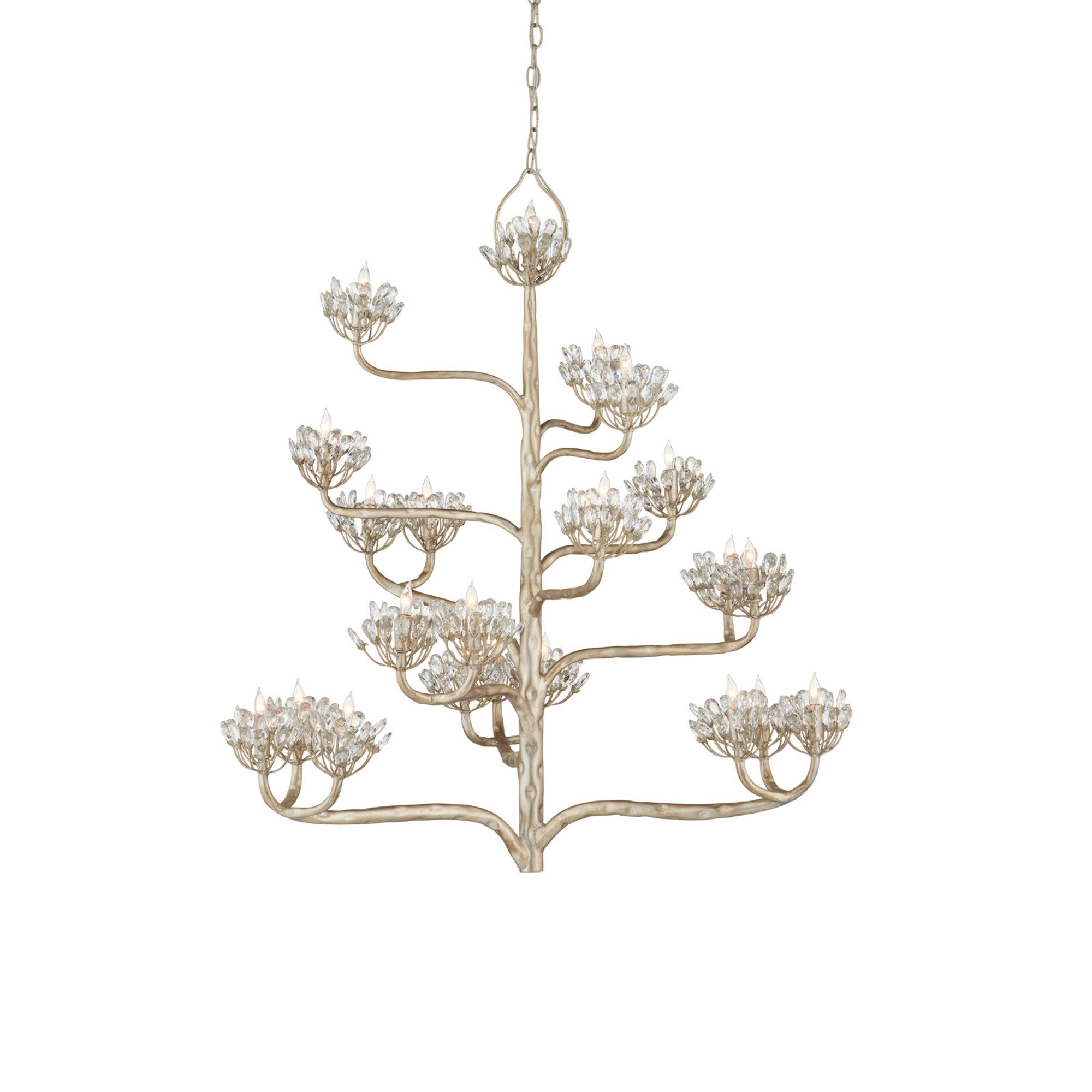 Agave Postmodern Luxury Americana Crystal Chandelier - Lamp Copper