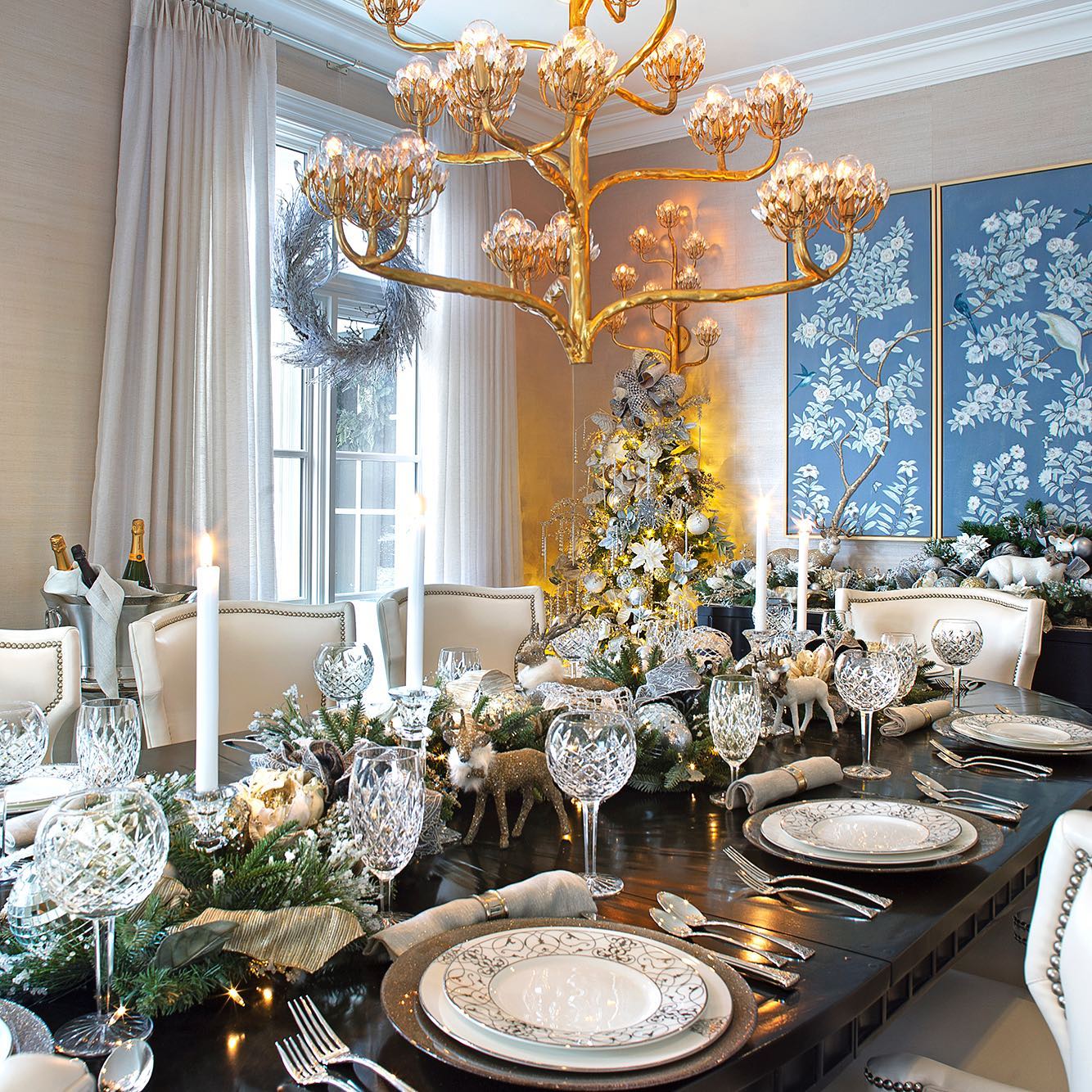 Agave Postmodern Luxury Americana Crystal Chandelier - Lamp Copper