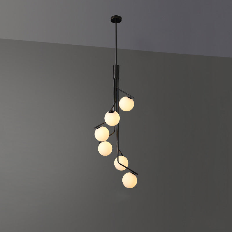 Ageet Modern Minimalist Glass Pendant Light - Lamp Copper