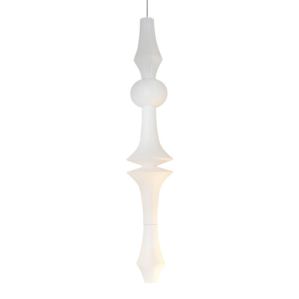 Zyora Sculptural Paper Pendant Lamp - Letslighting
