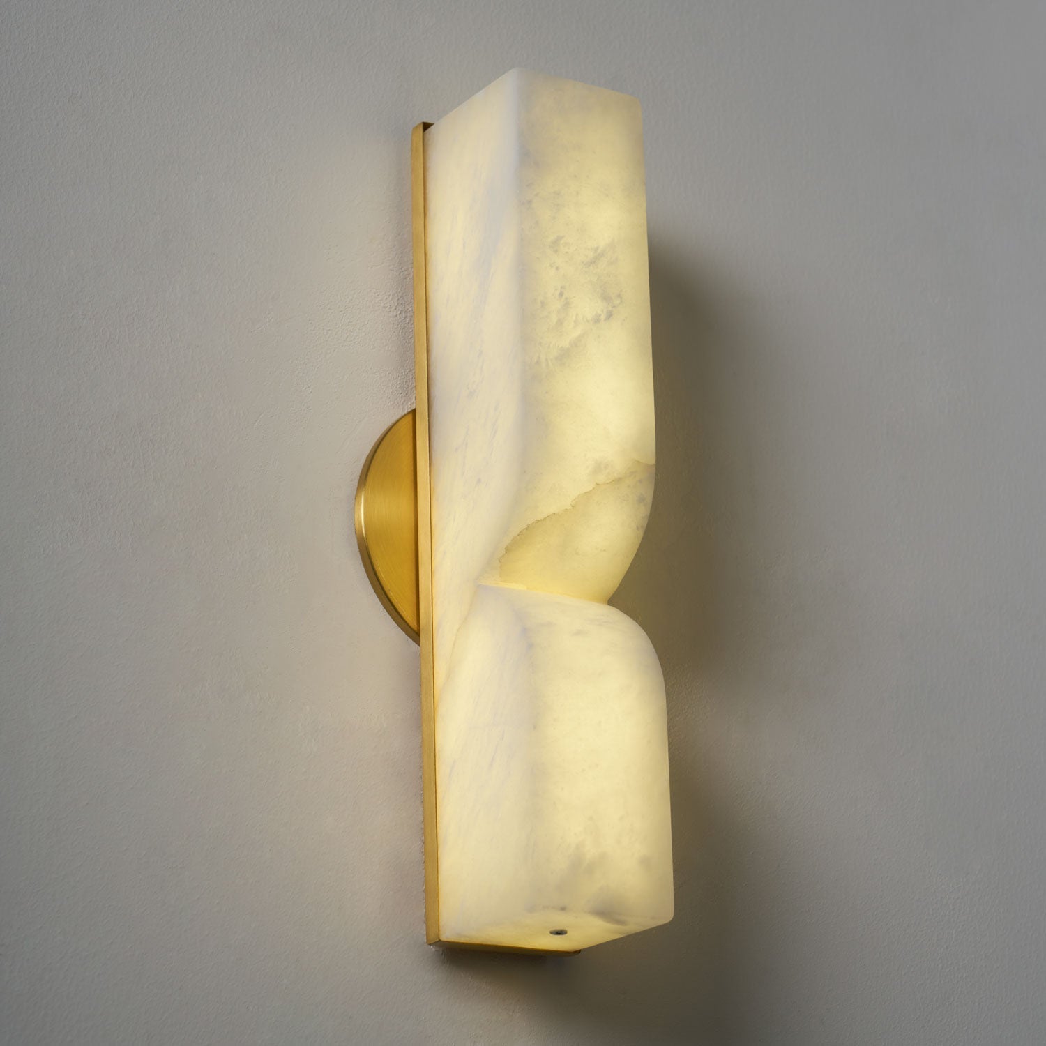 Lunaris Alabaster Rectangular Wall Lamp - Neutralighting