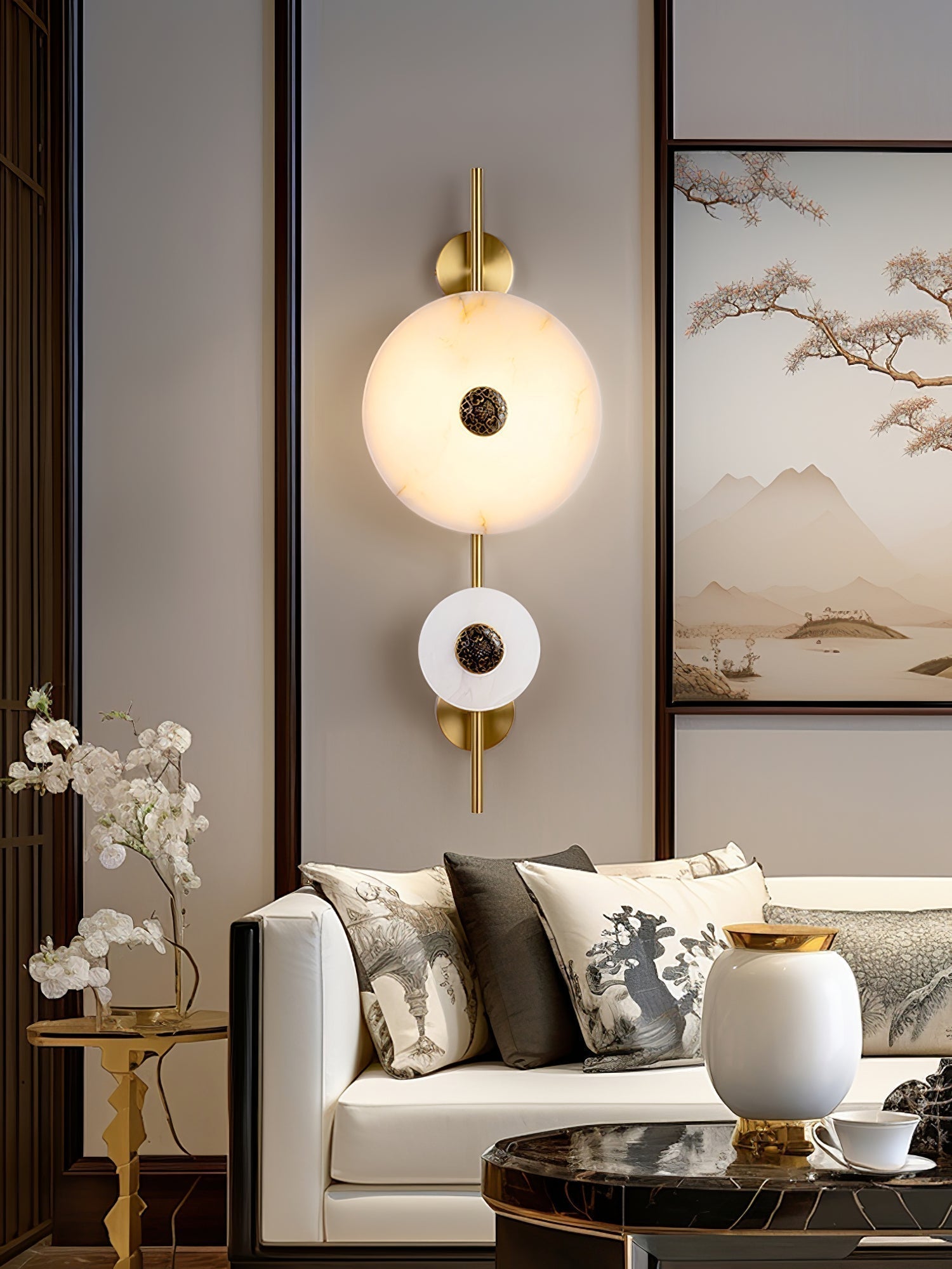 Evadne Alabaster Wall Lamp - Neutralighting