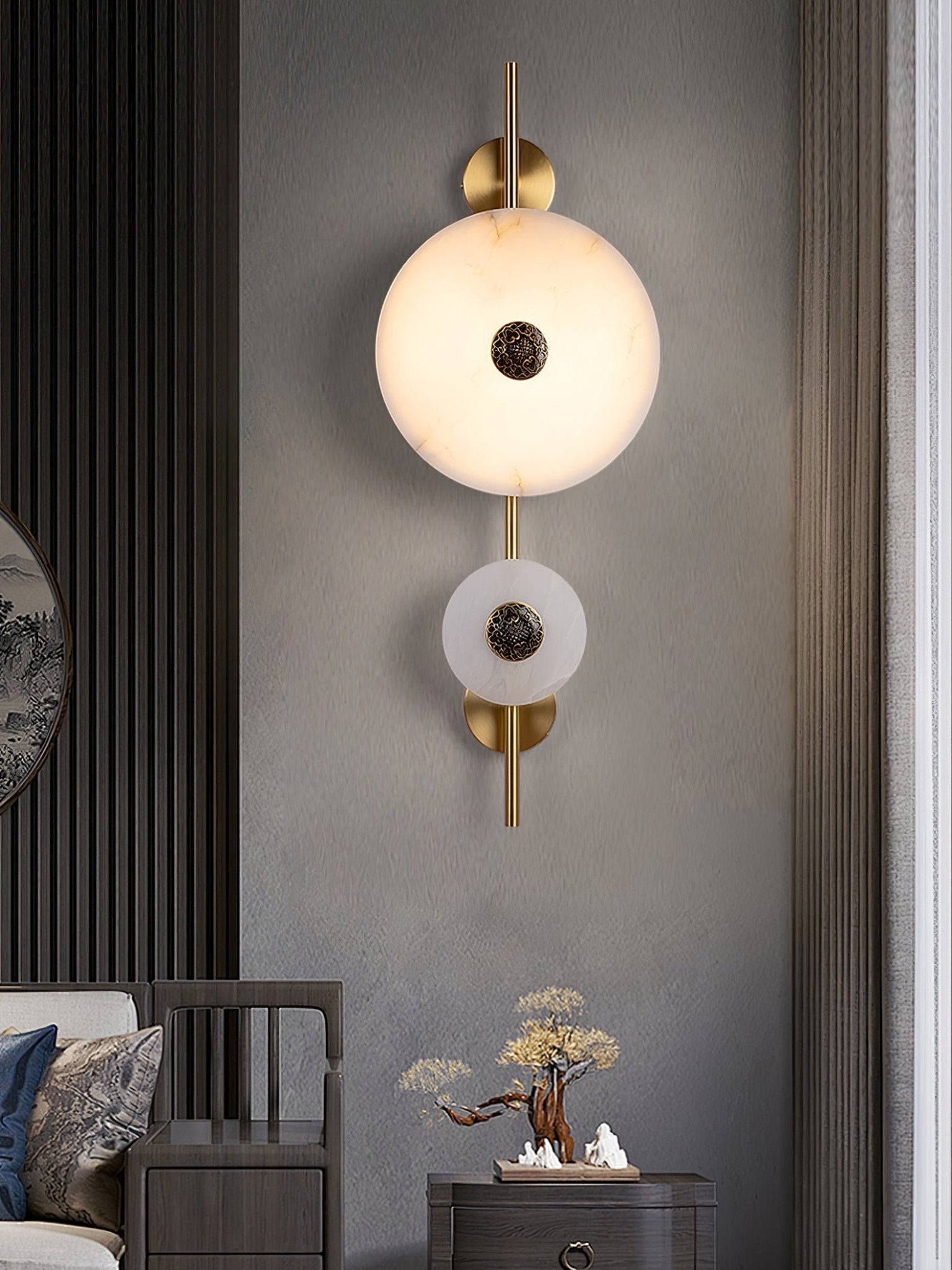 Evadne Alabaster Wall Lamp - Neutralighting