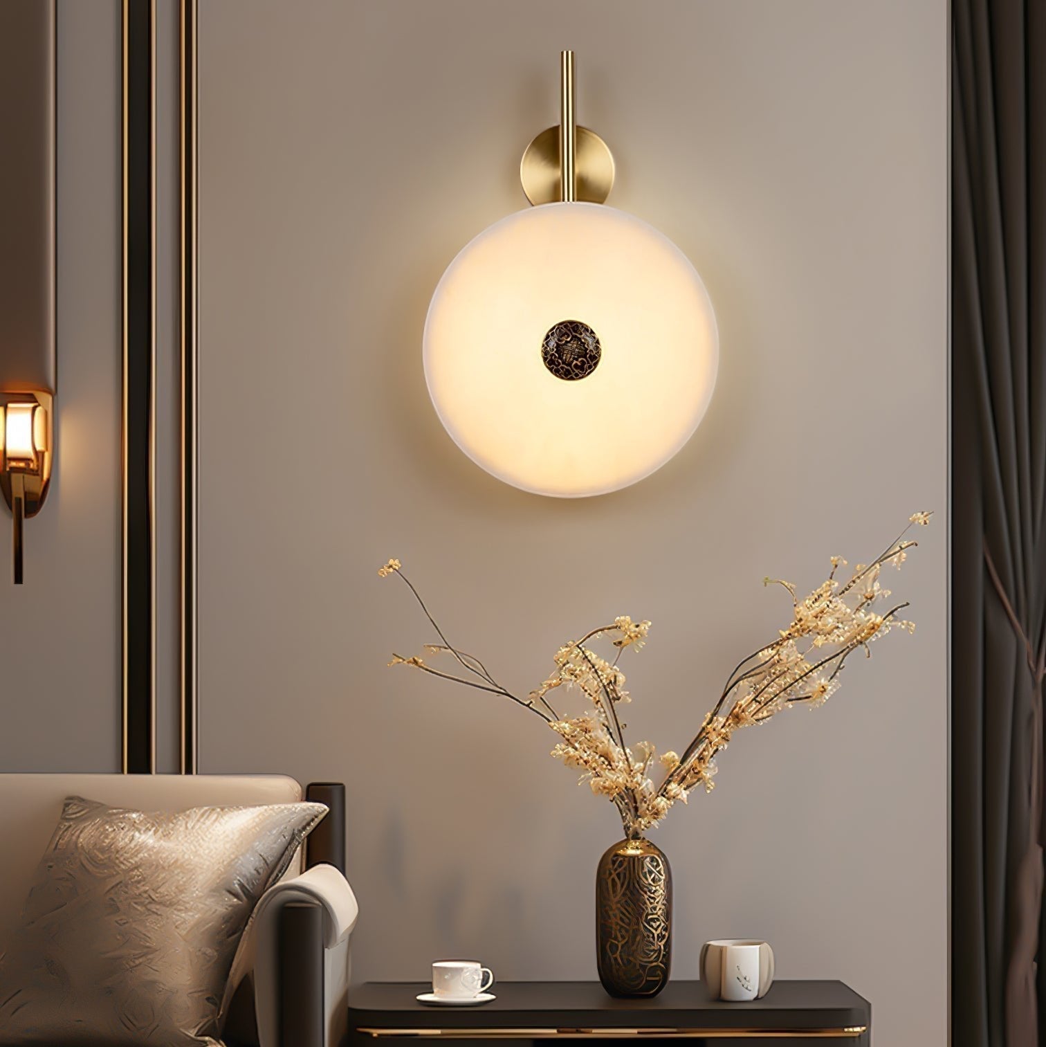 Evadne Alabaster Wall Lamp - Neutralighting