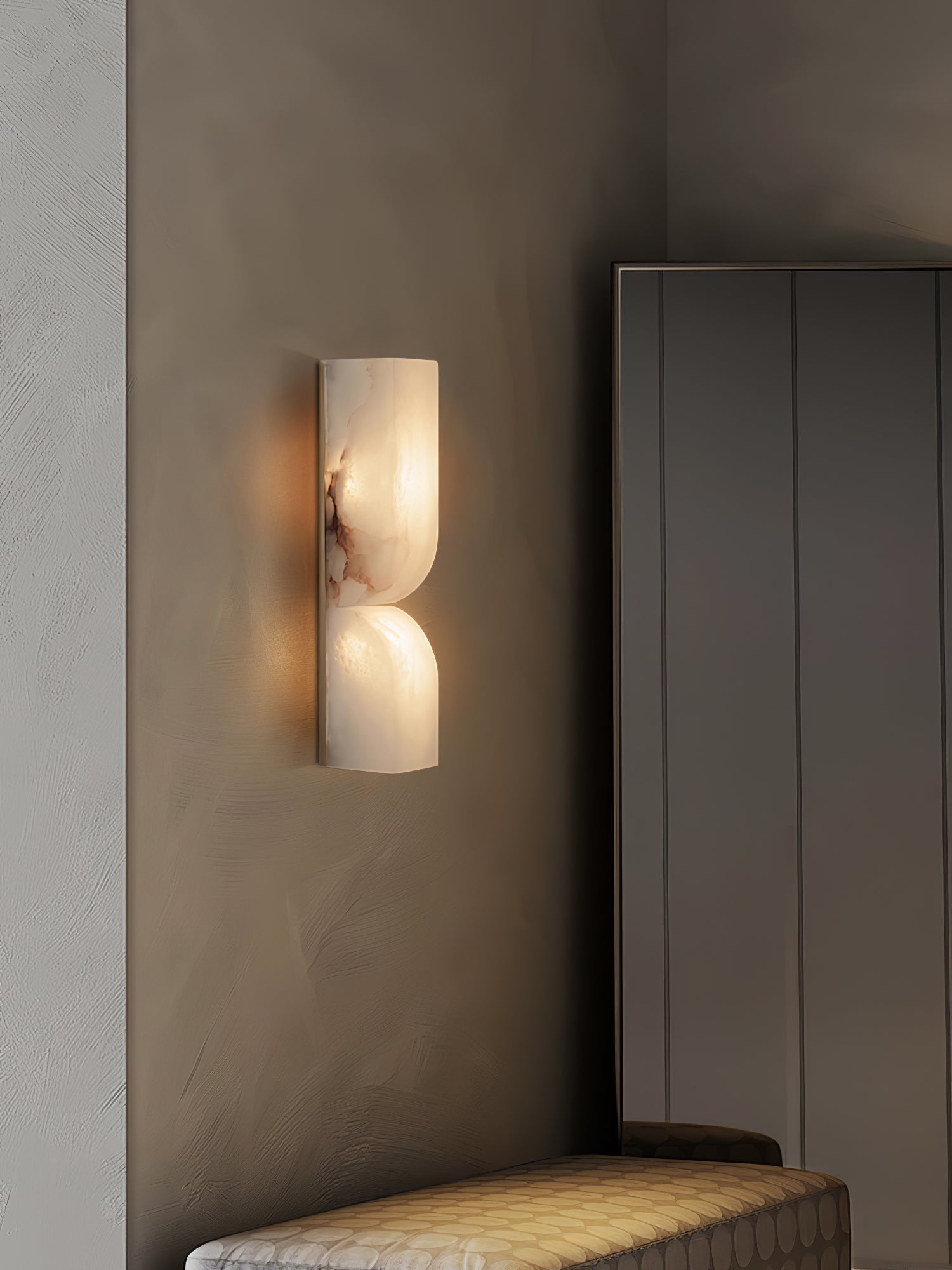 Lunaris Alabaster Rectangular Wall Lamp - Neutralighting