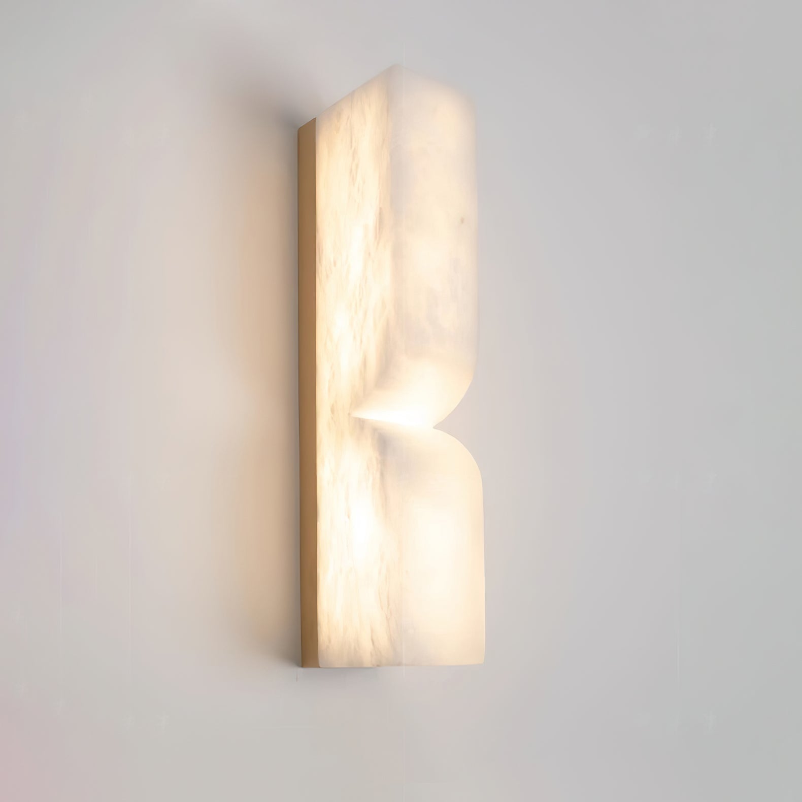 Lunaris Alabaster Rectangular Wall Lamp - Neutralighting