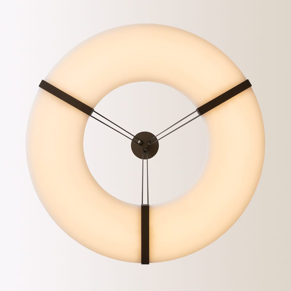 Althea Alabaster Ring Pendant Light Chandelier - Neutralighting